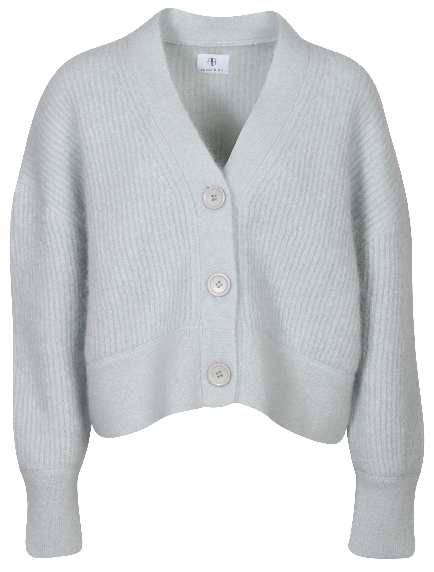 Anine Bing Knit Cardigan Light Blue