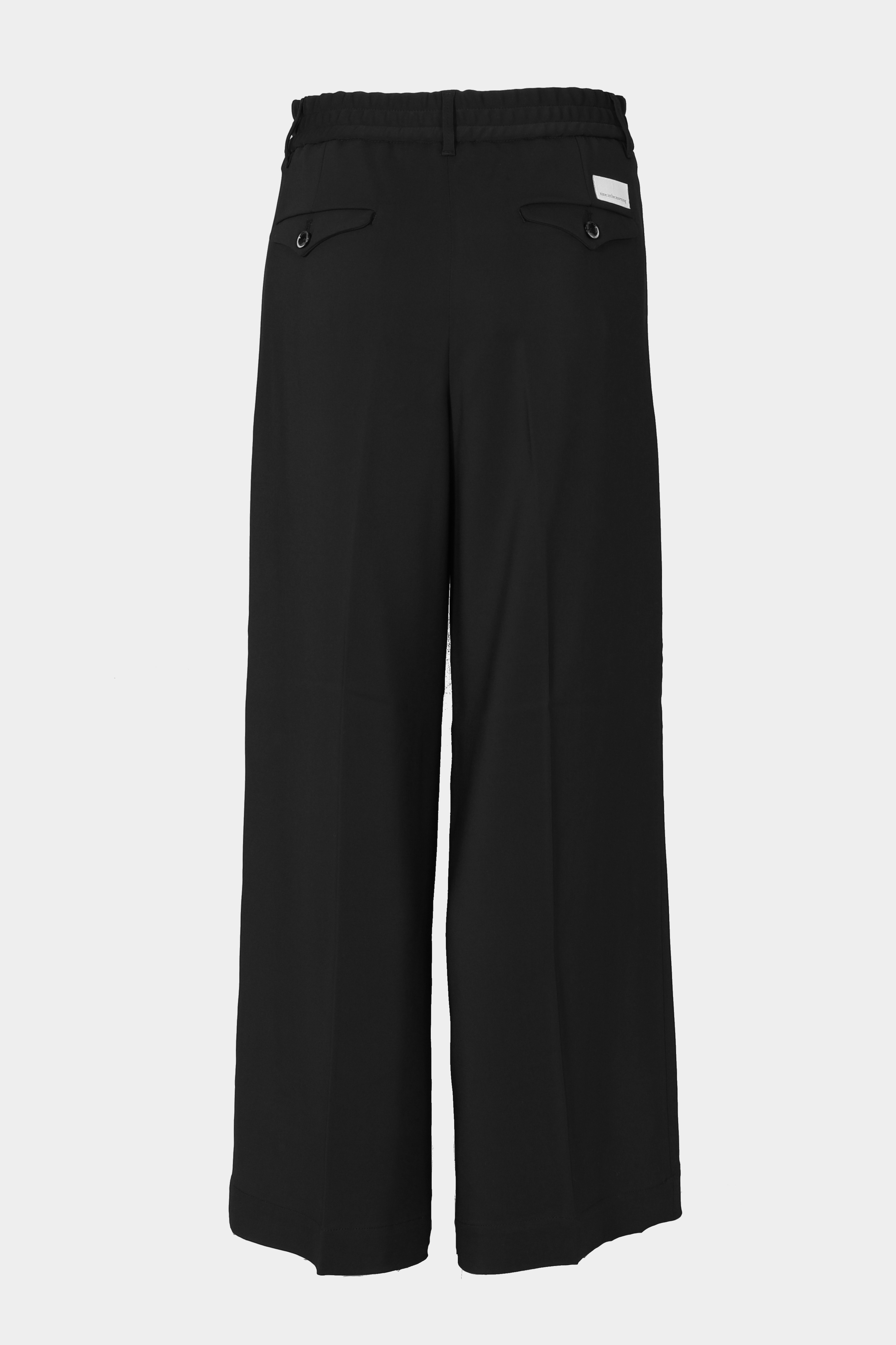 NINE:INTHE:MORNING Astrid Crop Coulisse Pant in Black