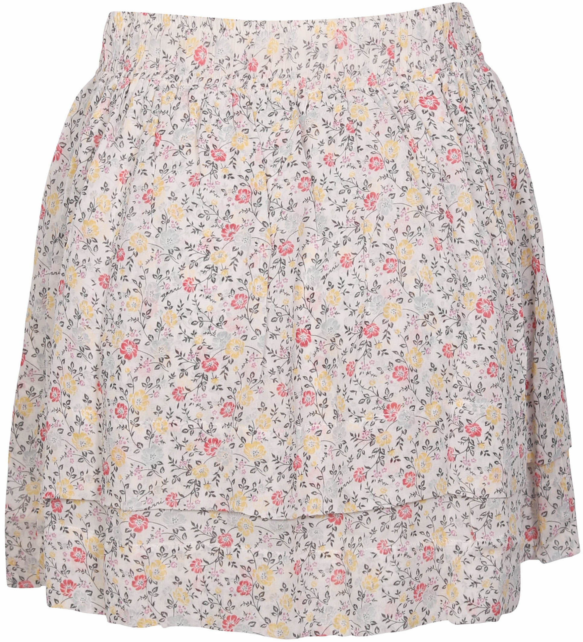 Ganni Viscose Skirt Light Flowerprint 36