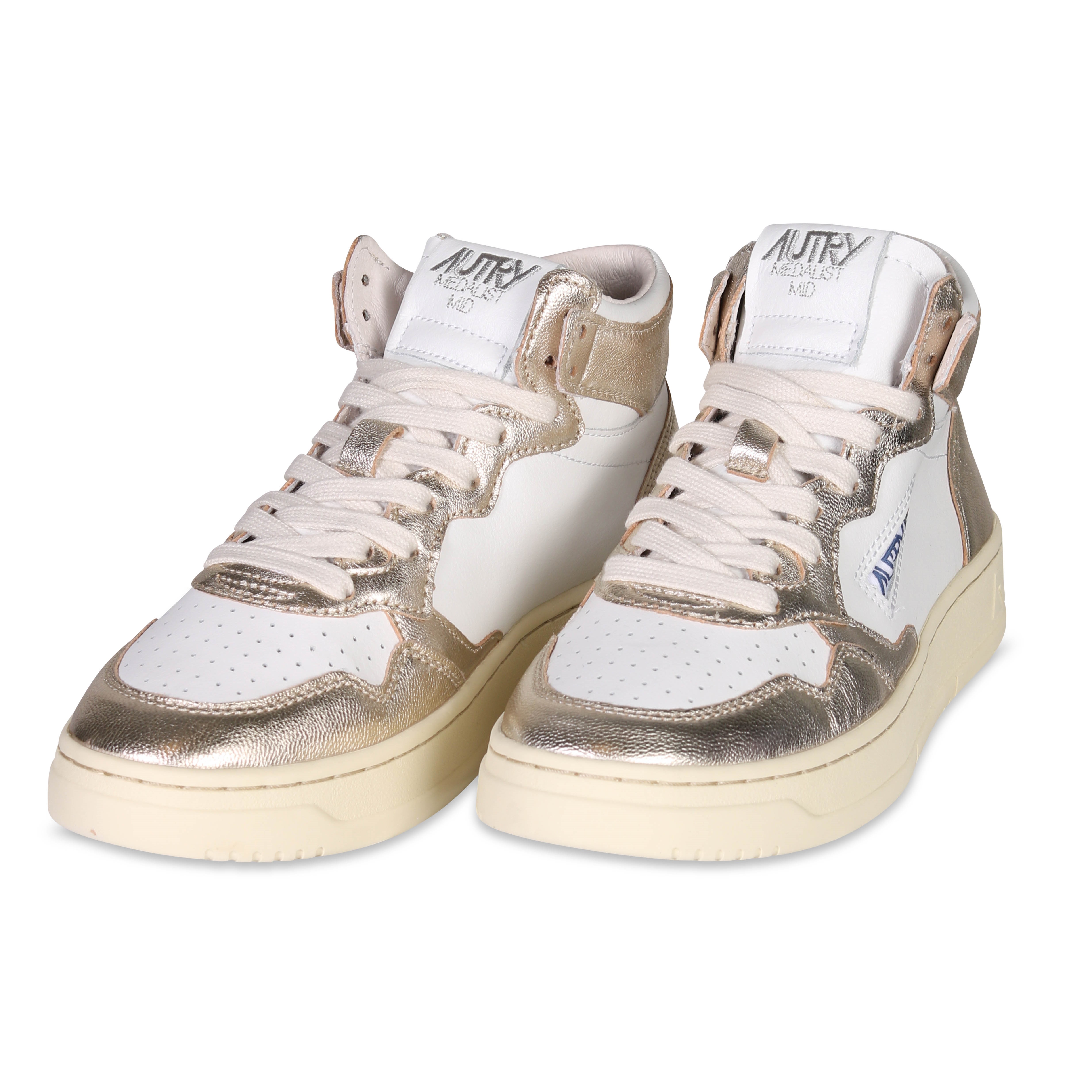 Autry Action Shoes Mid Sneaker White/Platinum