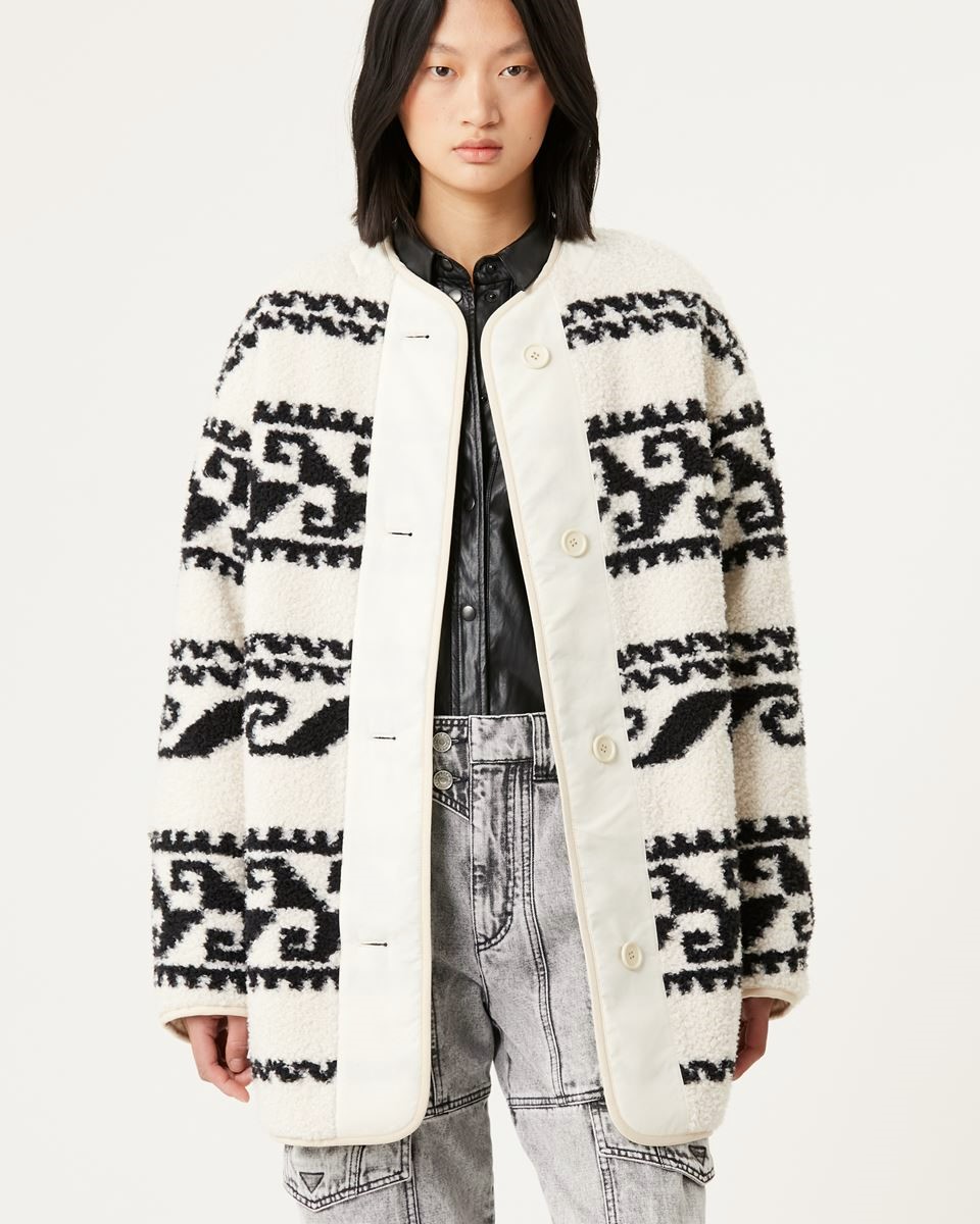 Isabel Marant Étoile Himemma Reversible Coat in Ecru FR40 - DE38