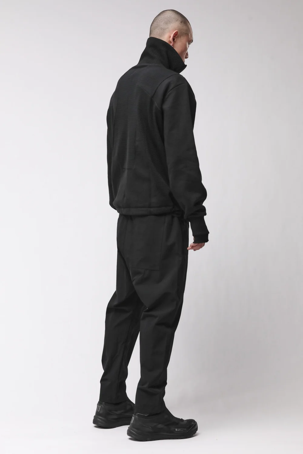 THOM KROM Oversize Sweatjacket in Black