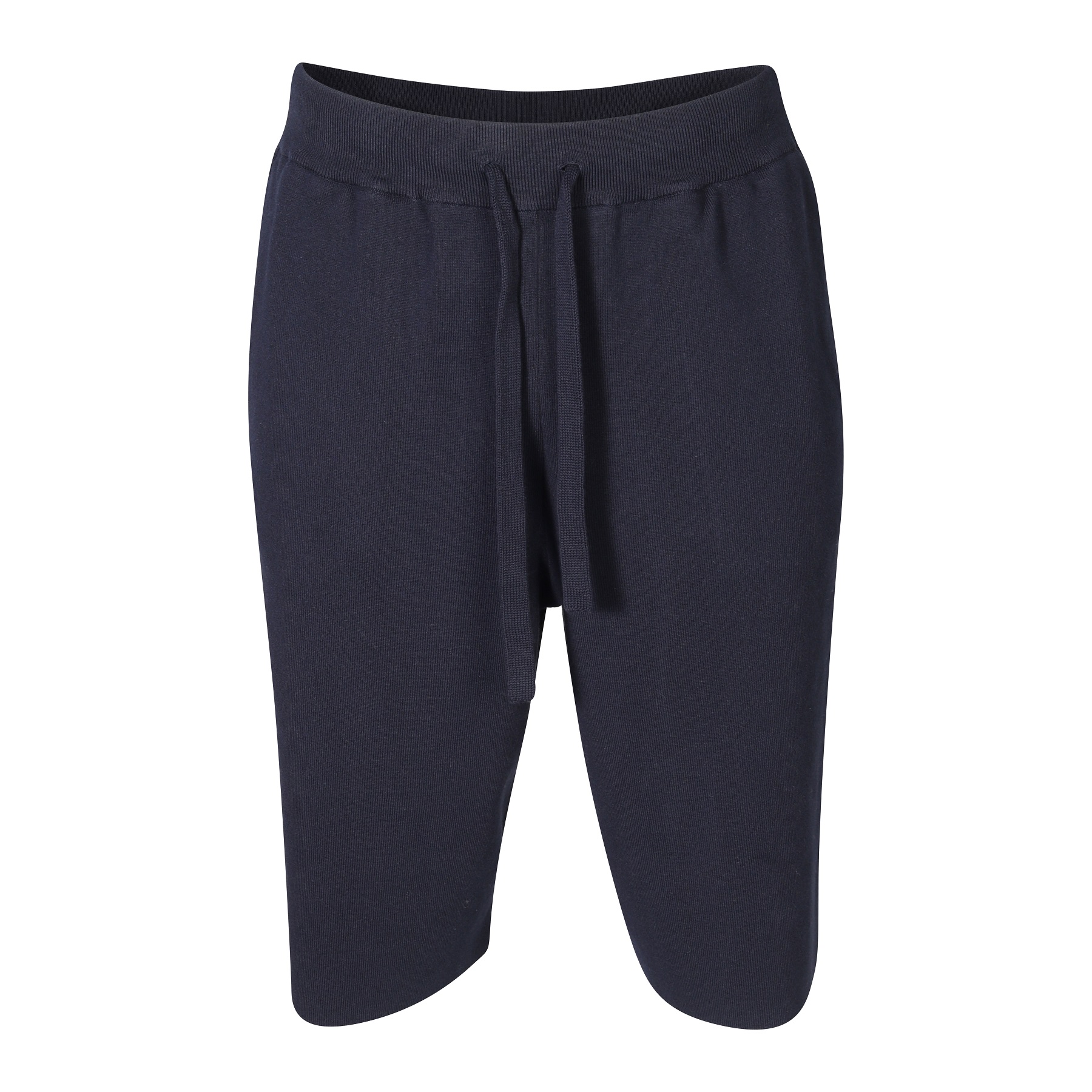 ROBERTO COLLINA Cotton Knit Shorts in Navy ROBERTO COLLINA Cotton Knit Shorts in Navy