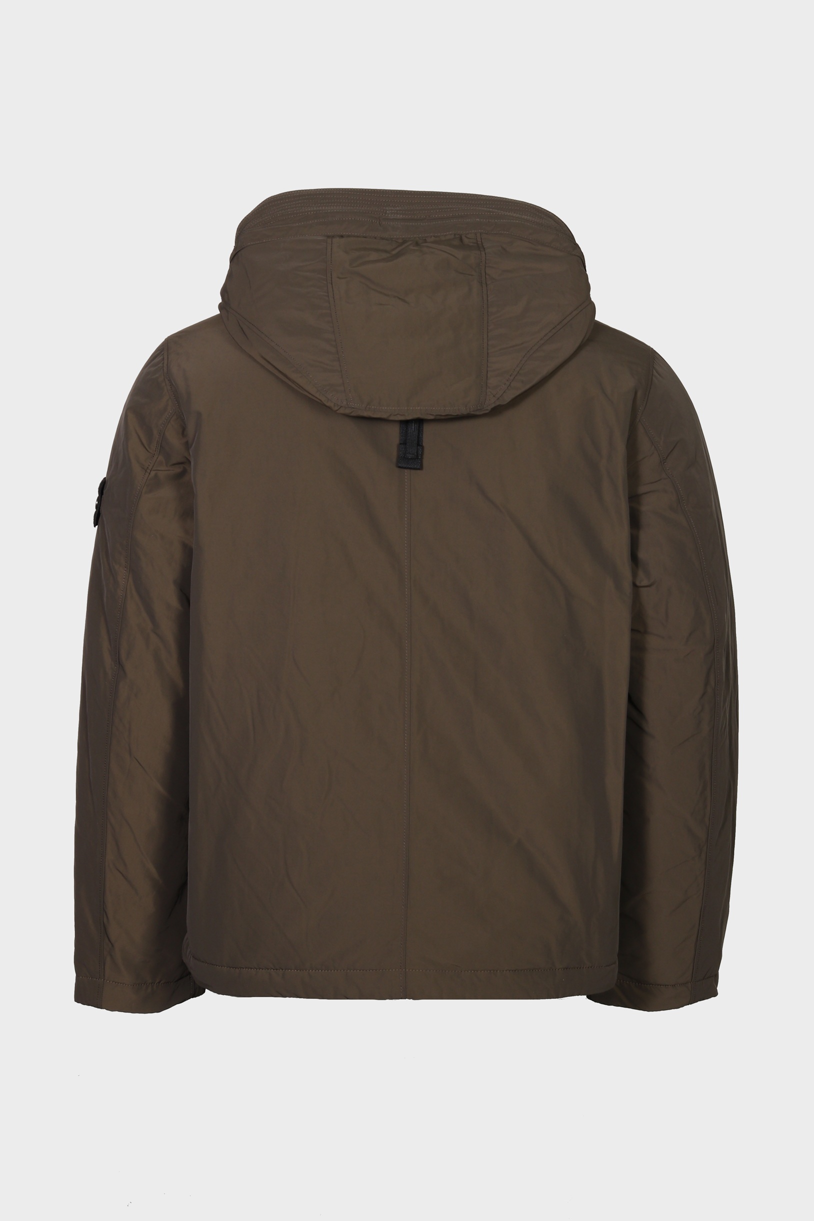 STONE ISLAND Micro Reps Hooded Jacket in Dark Olive