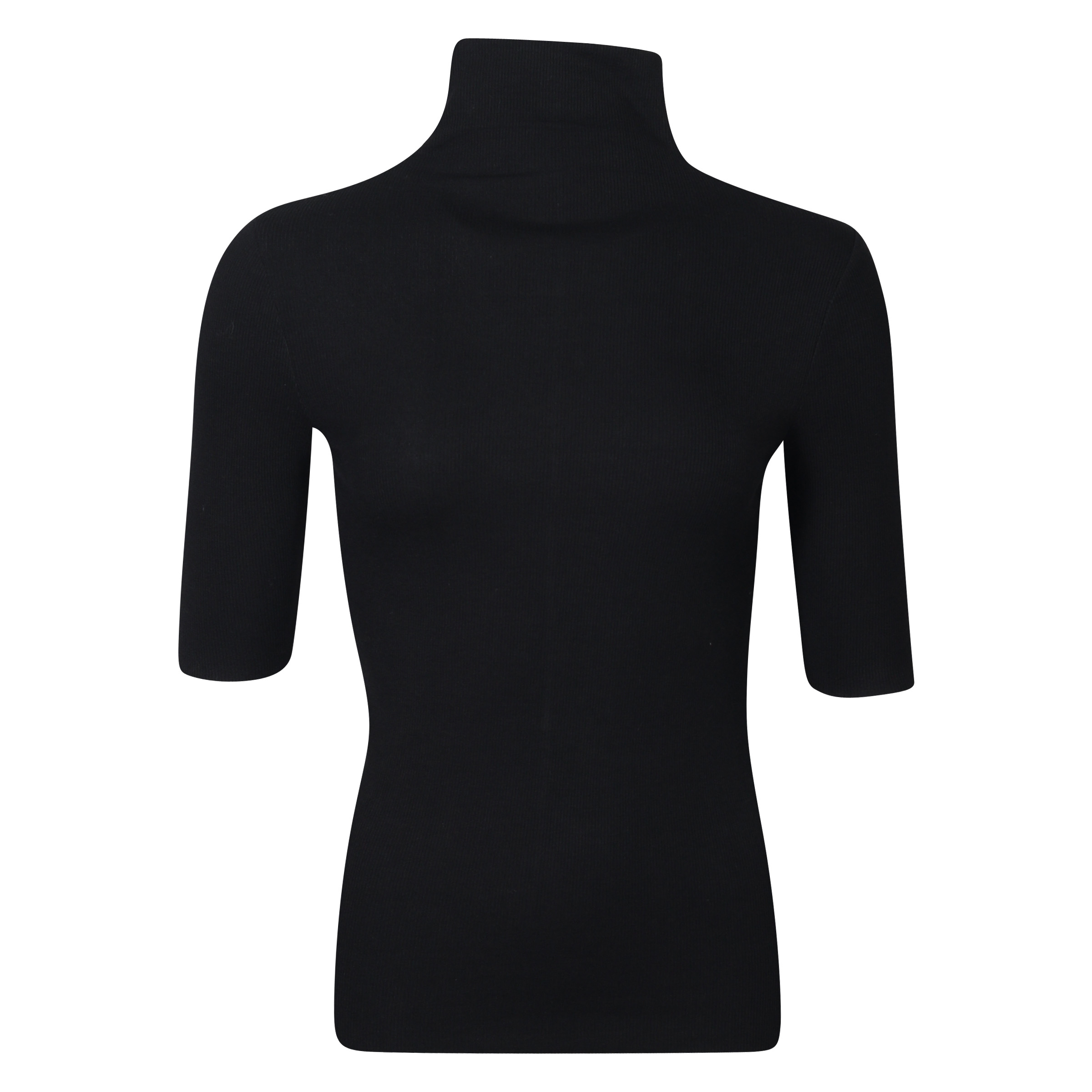 Thom Krom Turtle Neck T-Shirt Black