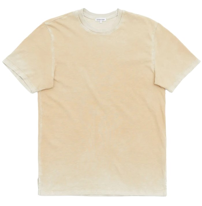 Cotton Citizen Classic Crew Neck T-Shirt in Vintage Cashew XL