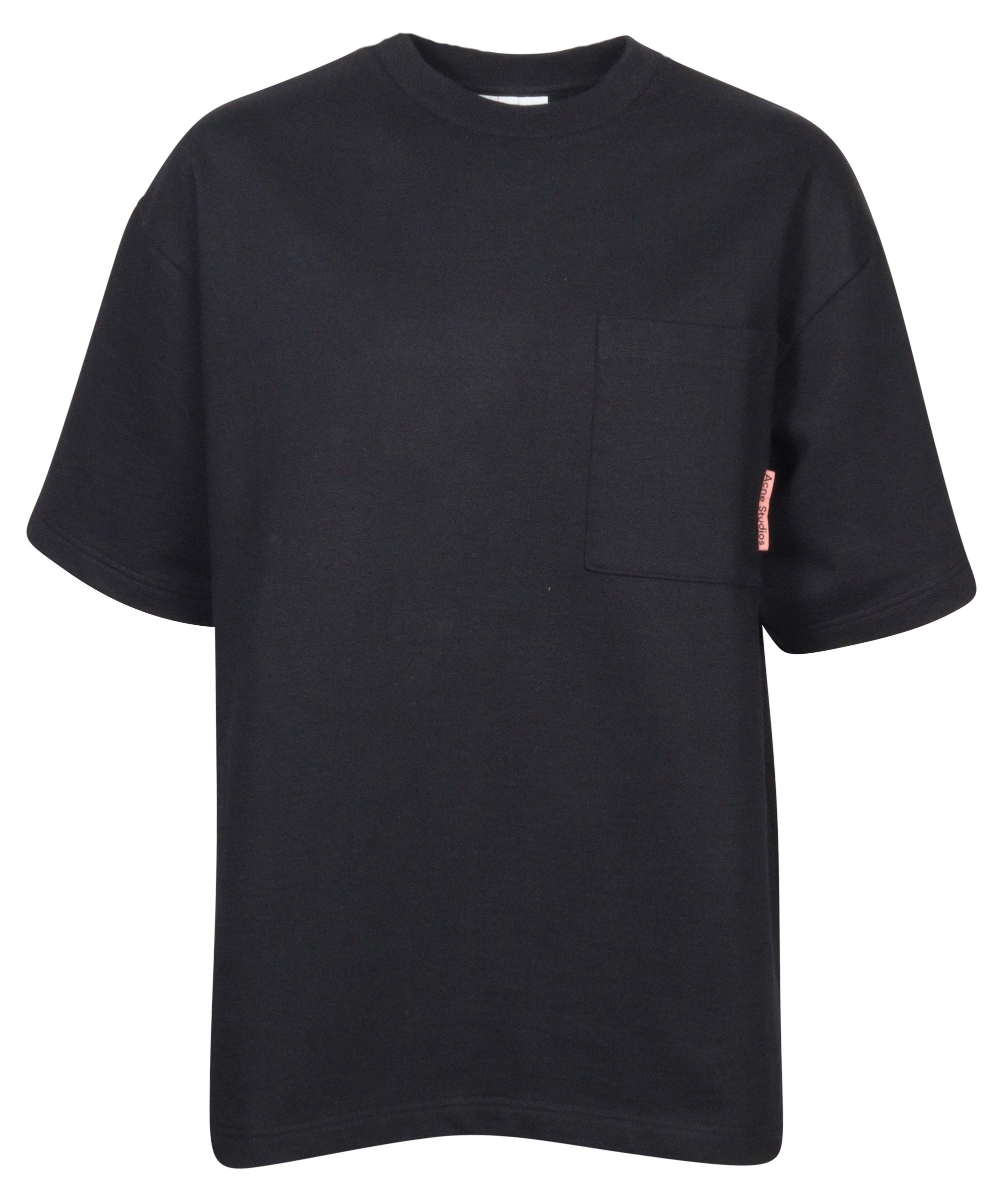 Acne Studios Heavy T-Shirt Fleeka Pink Label Black