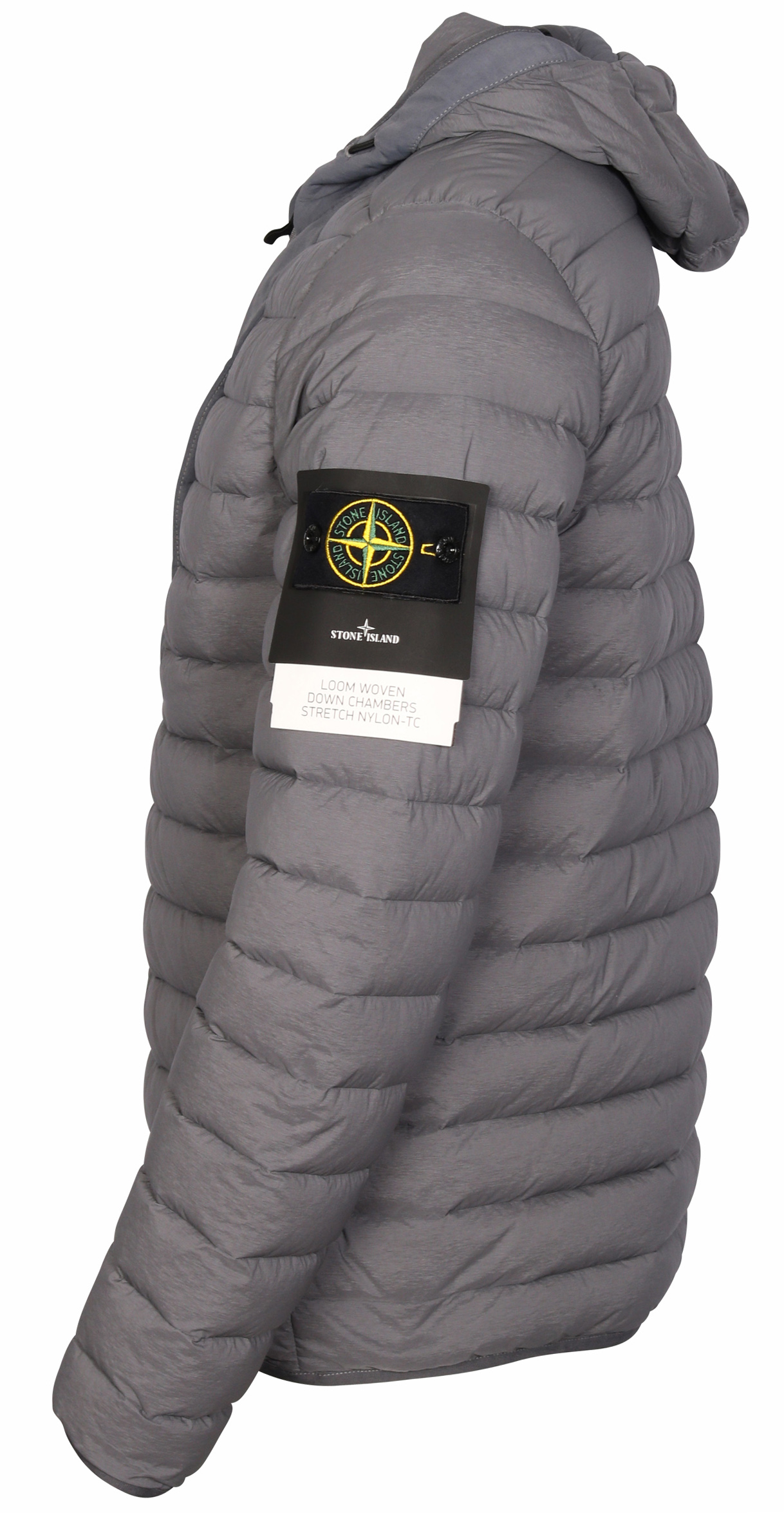 Stone Island Down Jacket Greyish Blue L