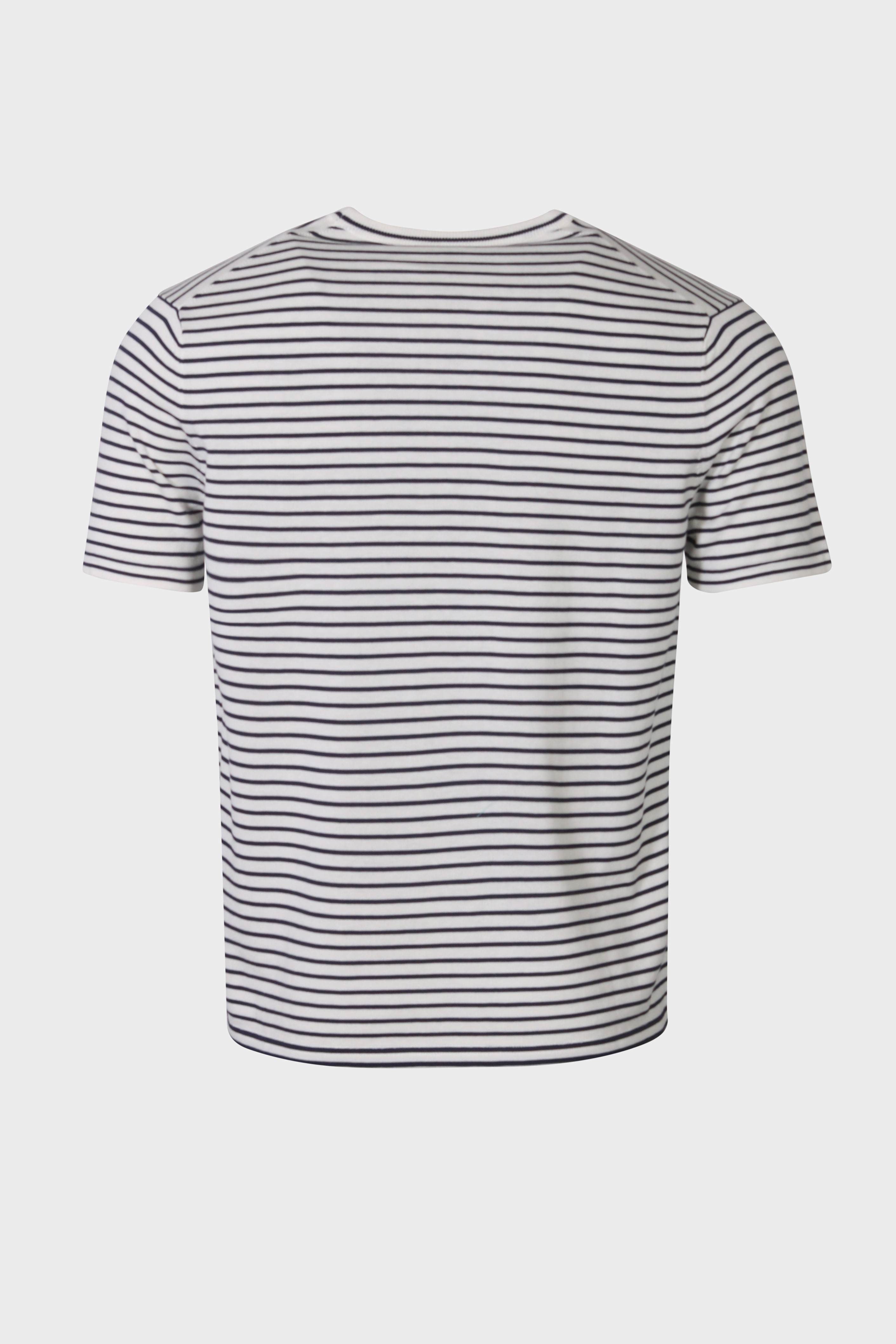 ASPESI Striped Knit T-Shirt in Navy/White 54