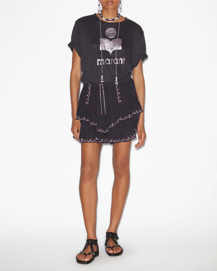 ISABEL MARANT ÉTOILE Jocadia Shorts in Faded Night/Lilac ISABEL MARANT ÉTOILE Jocadia Shorts in Faded Night/Lilac