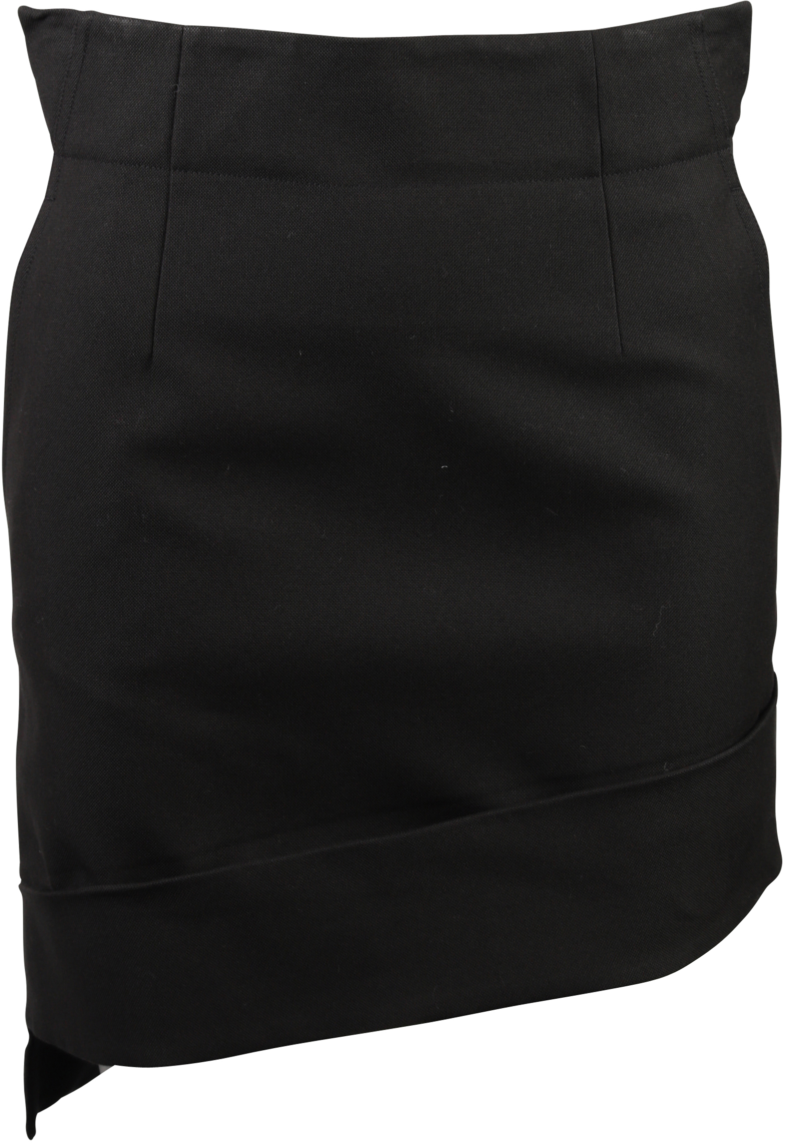 Helmut Lang Rock asymmetrisch schwarz