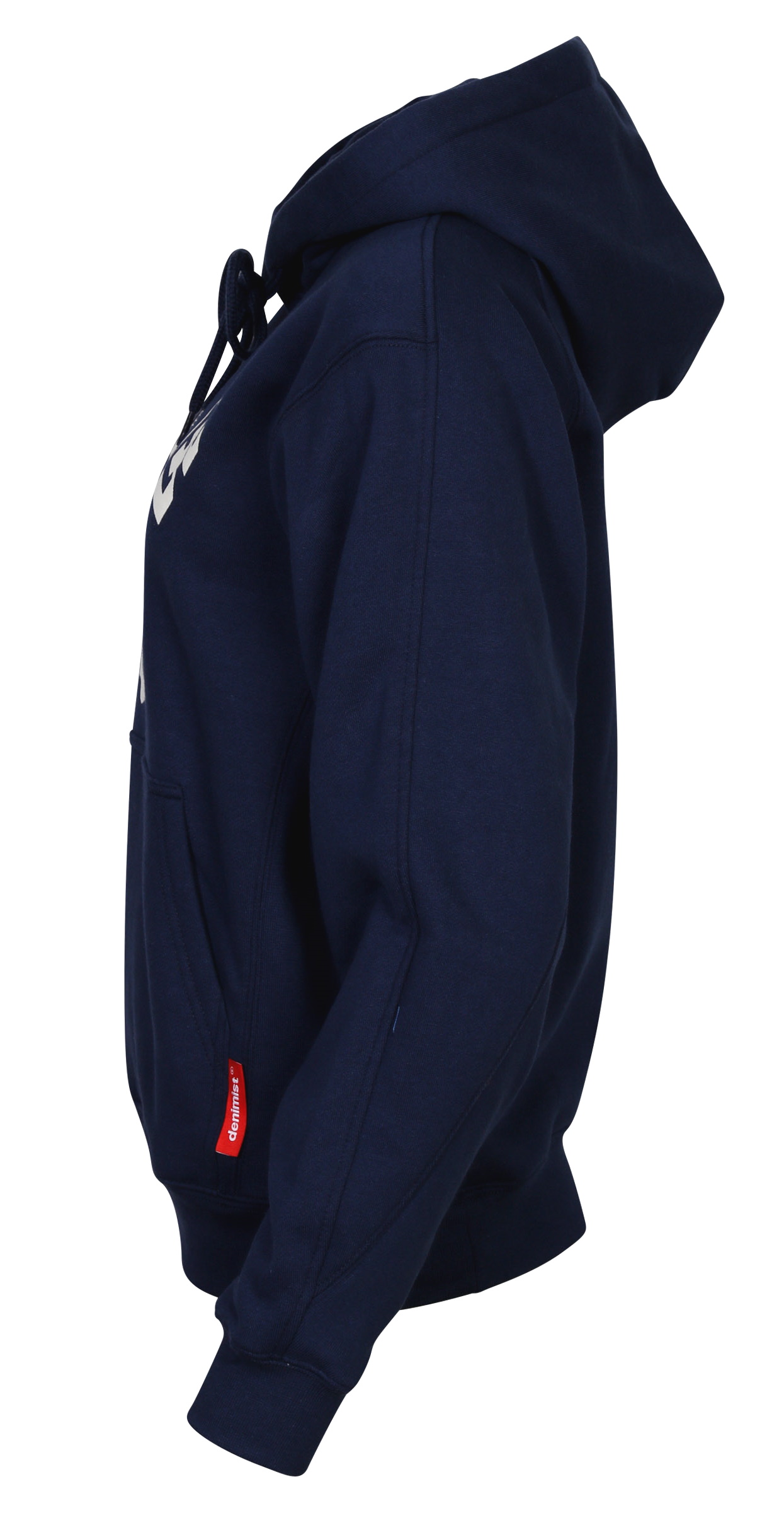 Denimist Yale Hoodie Navy Printed