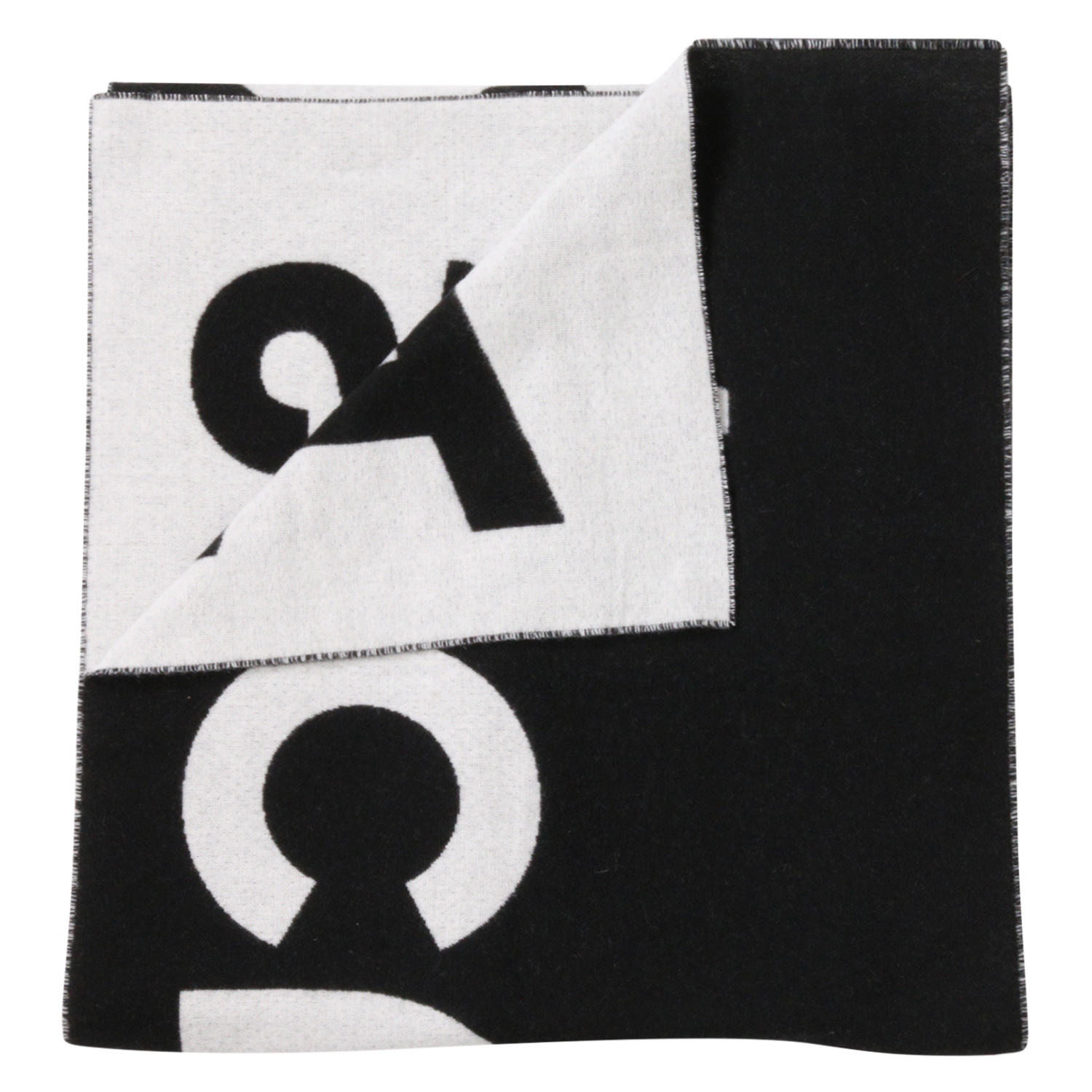 Acne Studios Scarf Toronty Logo Black/White
