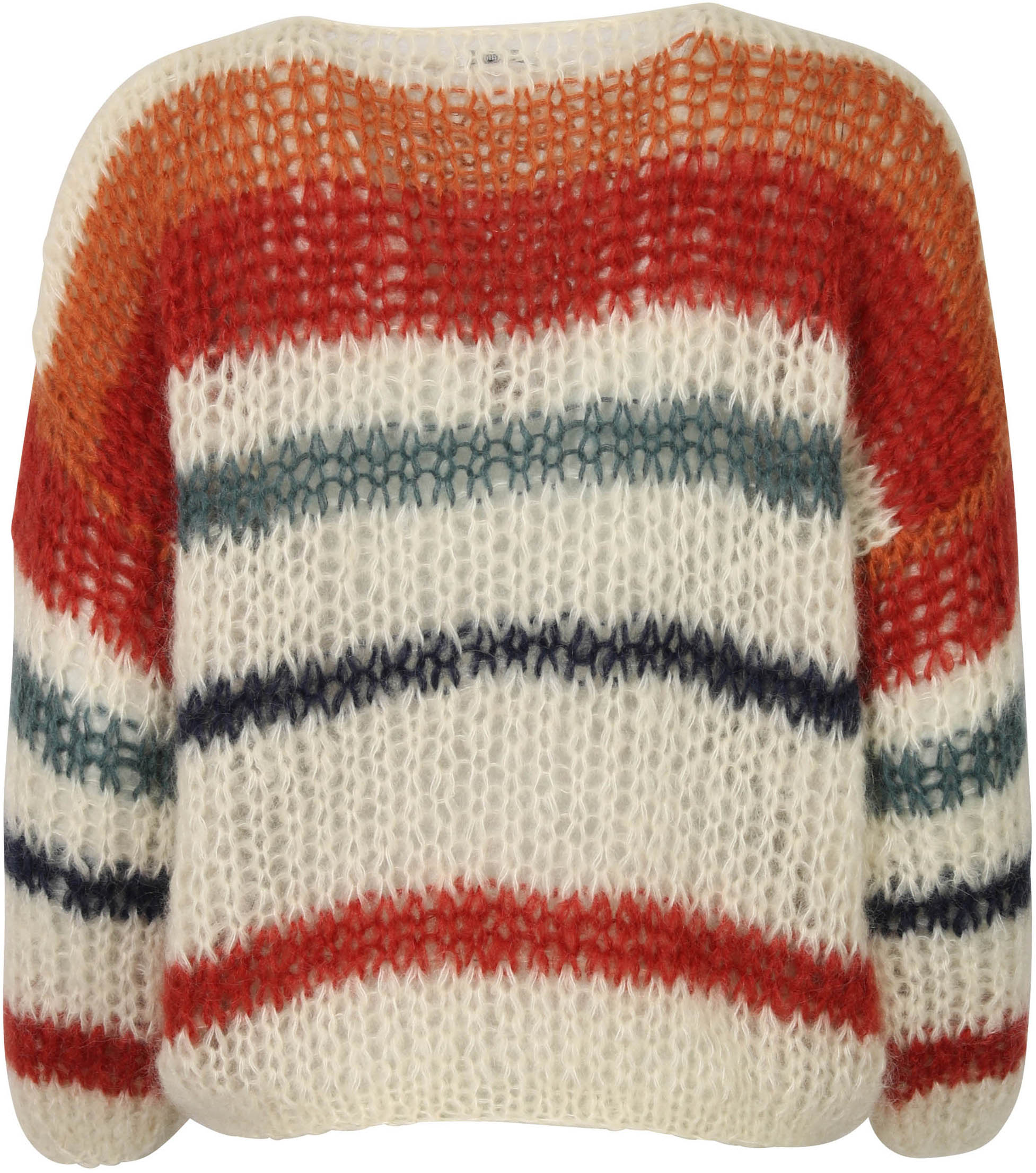 Maiami Handmade Mohair Sweater Striped S/M
