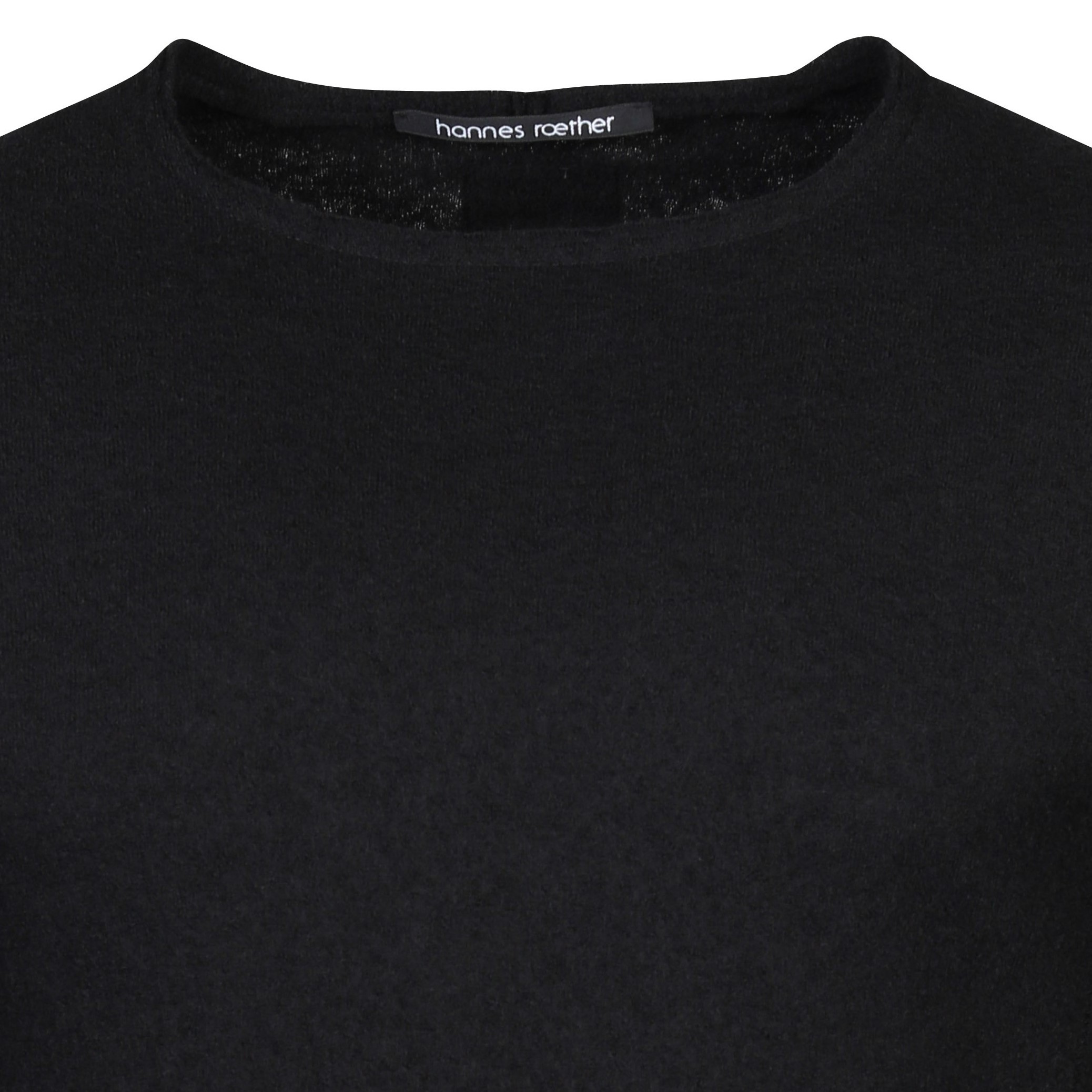 Hannes Roether Knit Pullover in Black