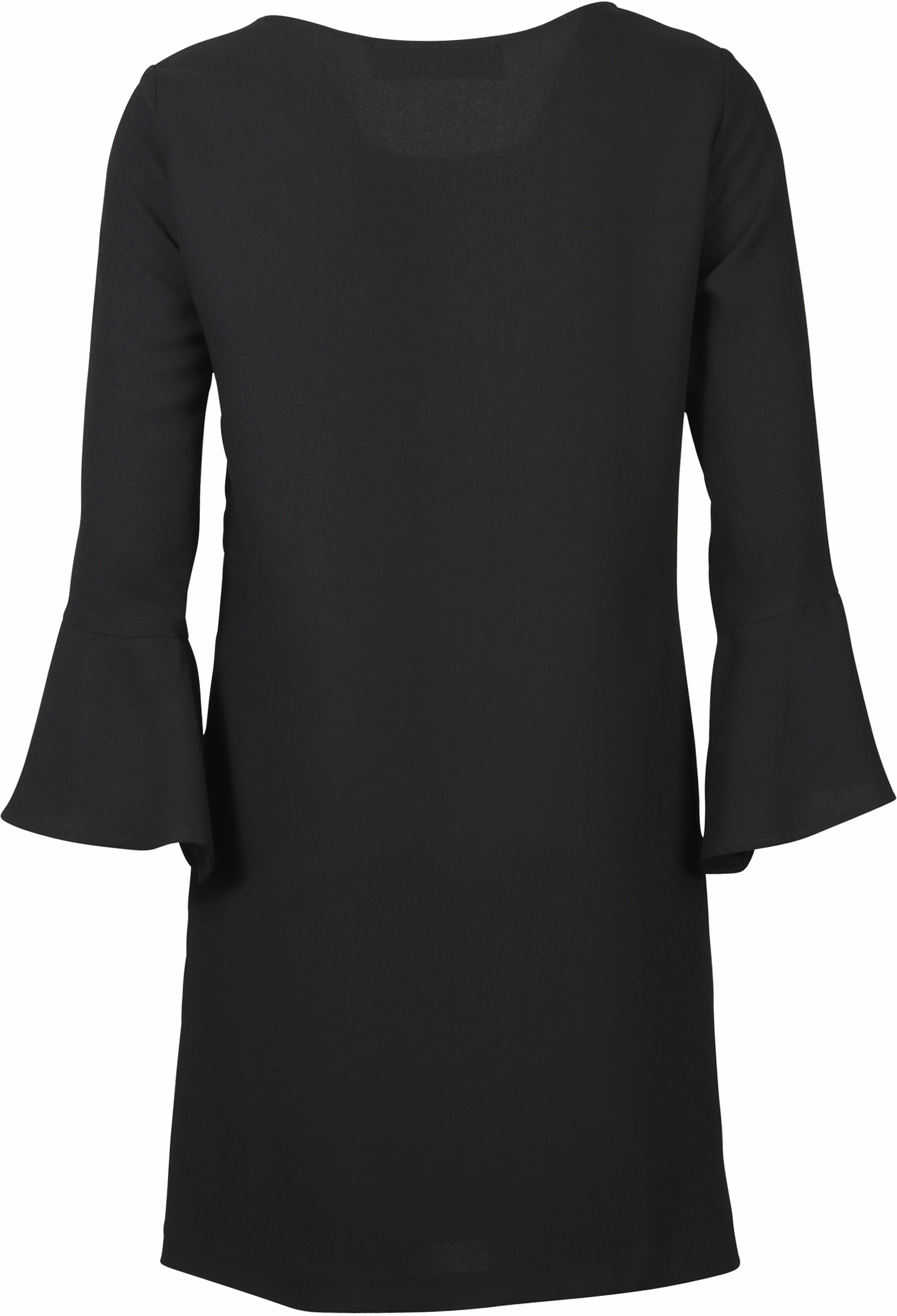 Shirtaporter Kleid Trompetenärmel schwarz