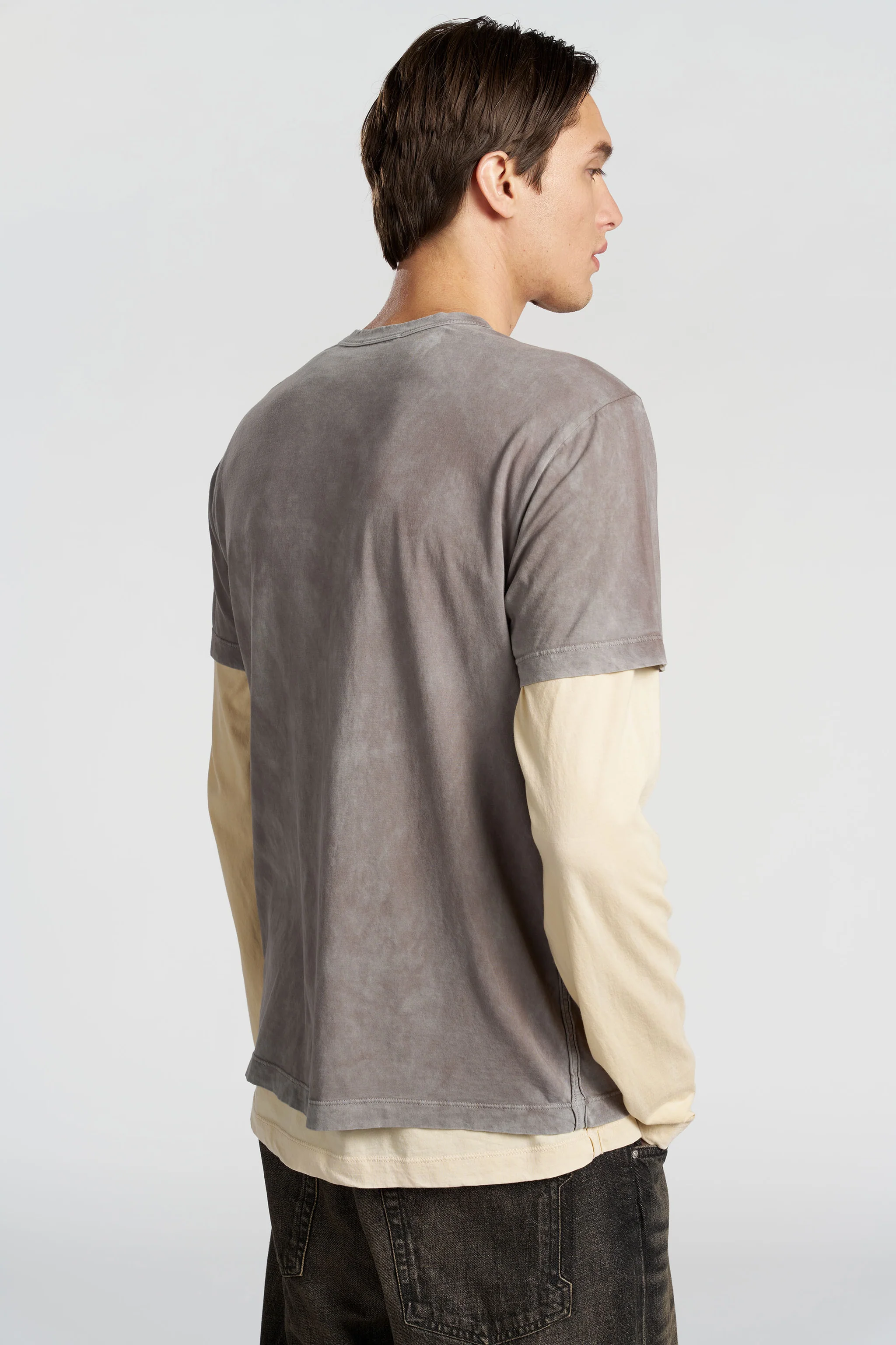 COTTON CITIZEN Classic Crewneck T-Shirt in Vintage Cement