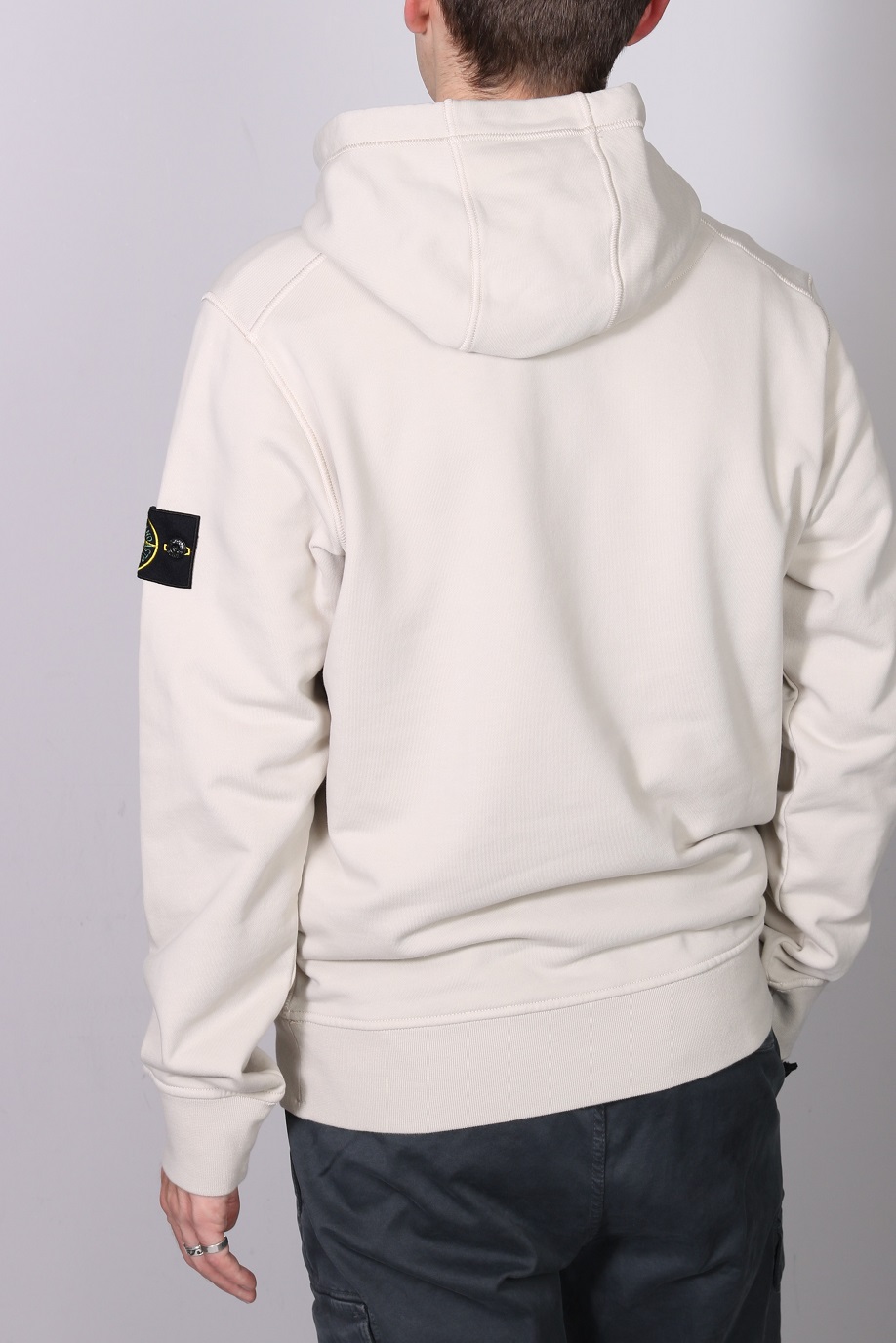 STONE ISLAND Sweat Hoodie in Cement S