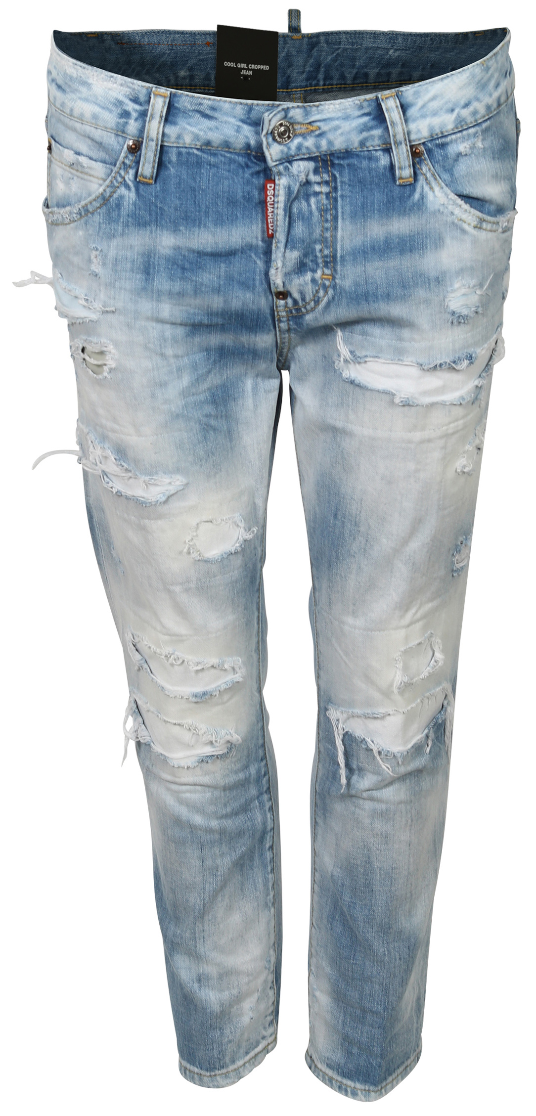 Dsquared Jeans Cool Girl Cropped Light Blue Washed