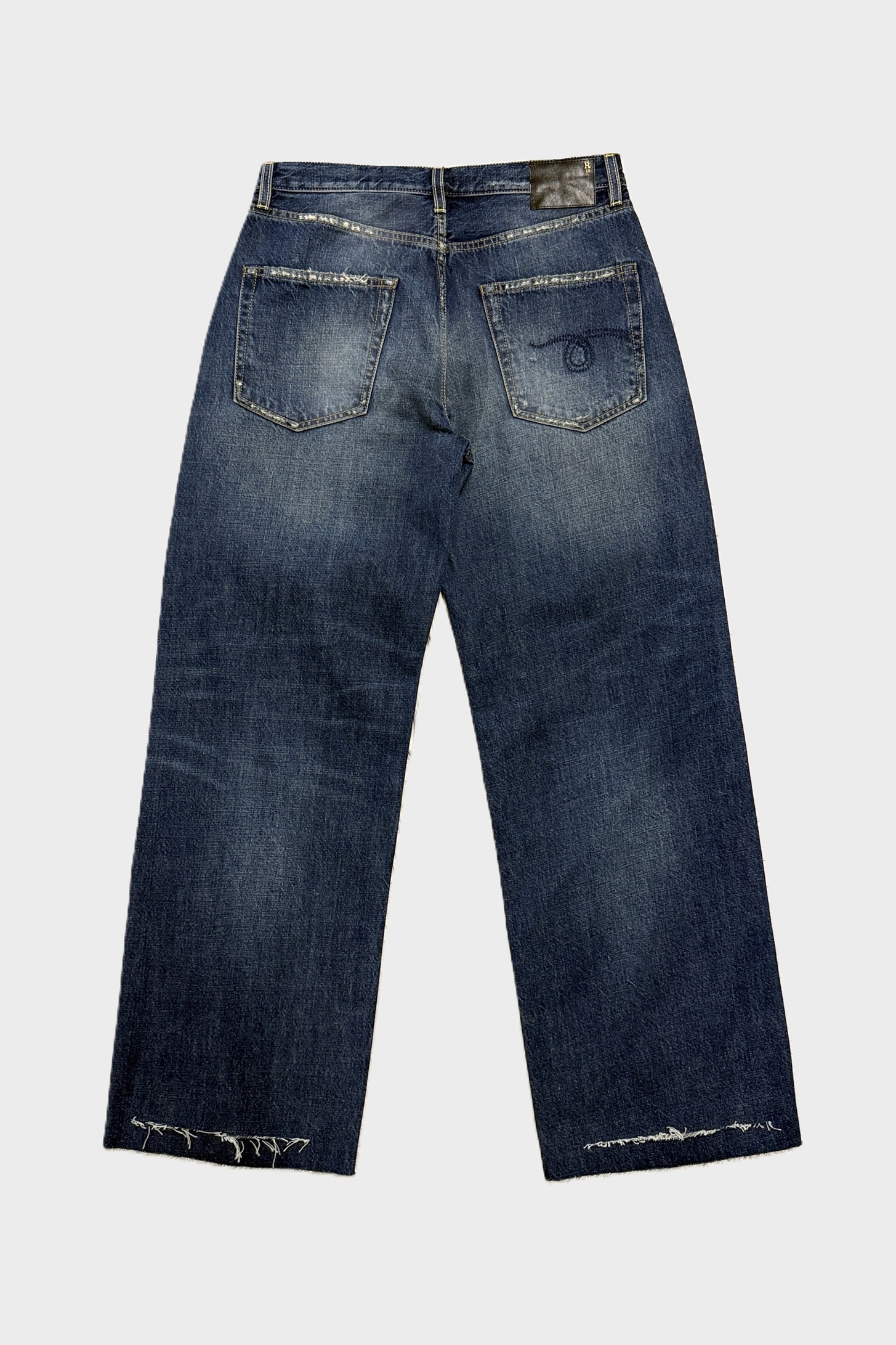 R13 Darcy Loose Jeans in Oasis Blue