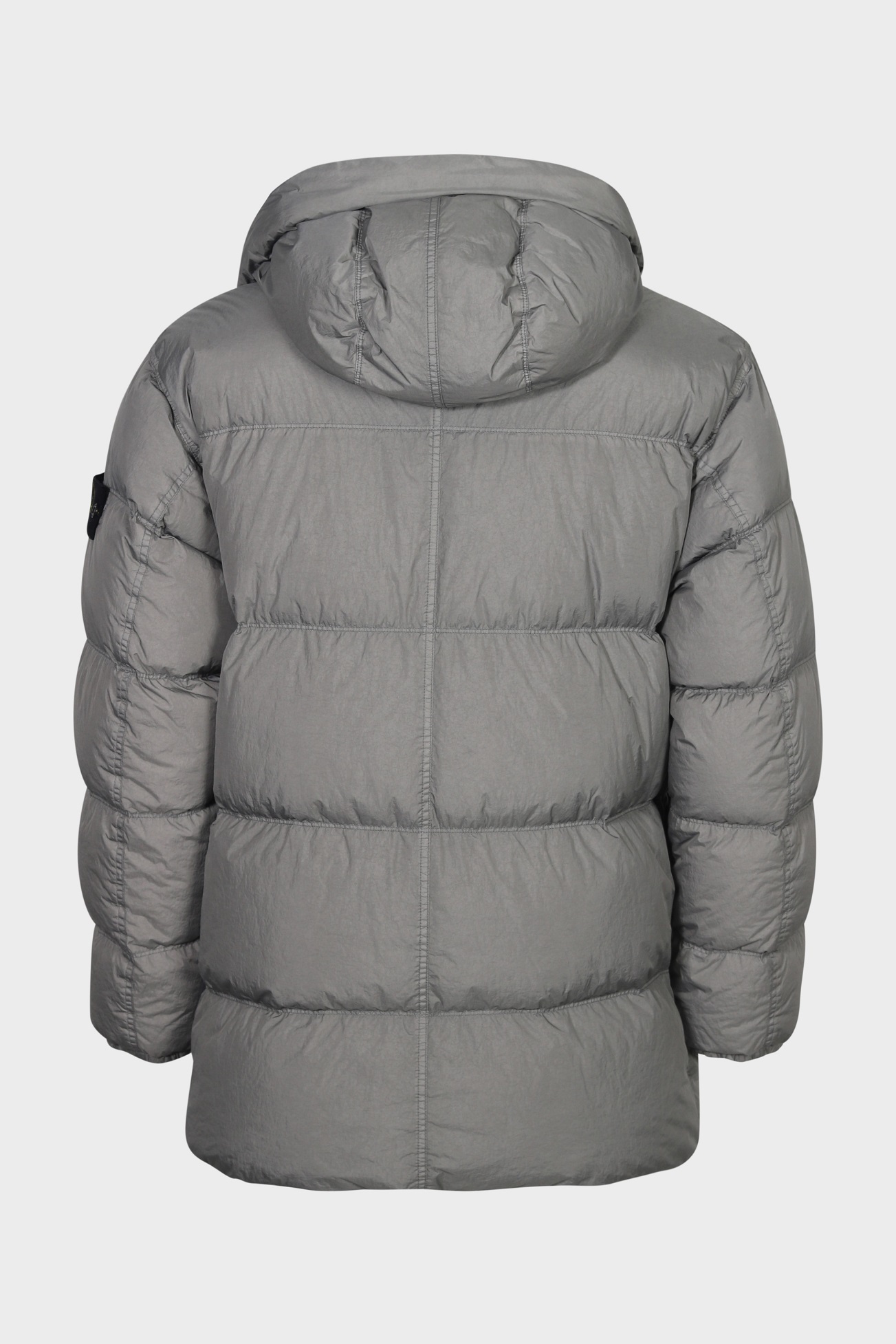STONE ISLAND Garment Dyed Crinkle Reps Down Parka in Grey