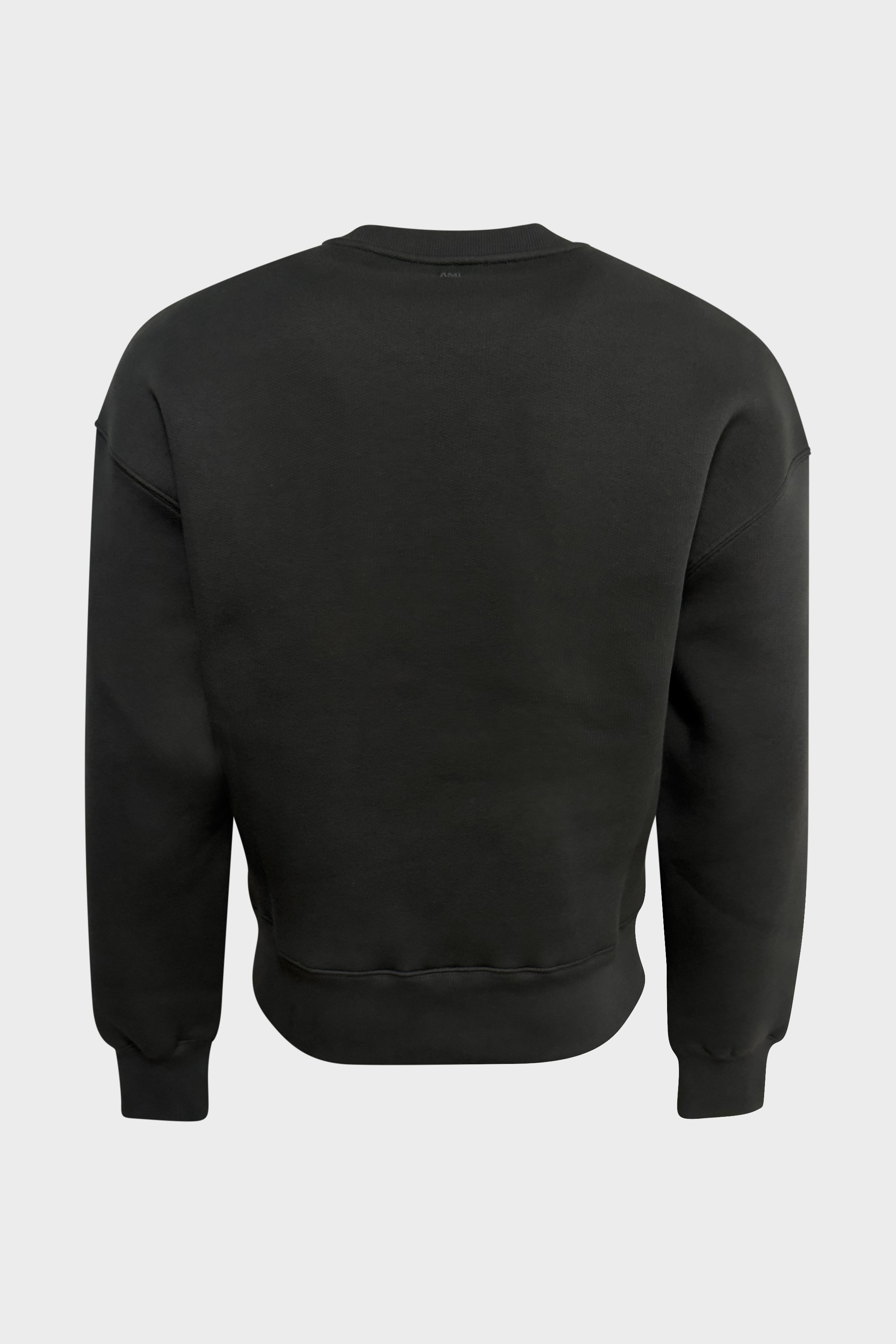 AMI PARIS de Coeur Embossed Sweatshirt in Anthracite AMI PARIS de Coeur Embossed Sweatshirt in Anthracite