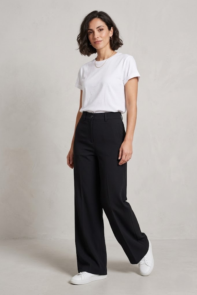 NINE:INTHE:MORNING Astrid Coulisse Pant in Black