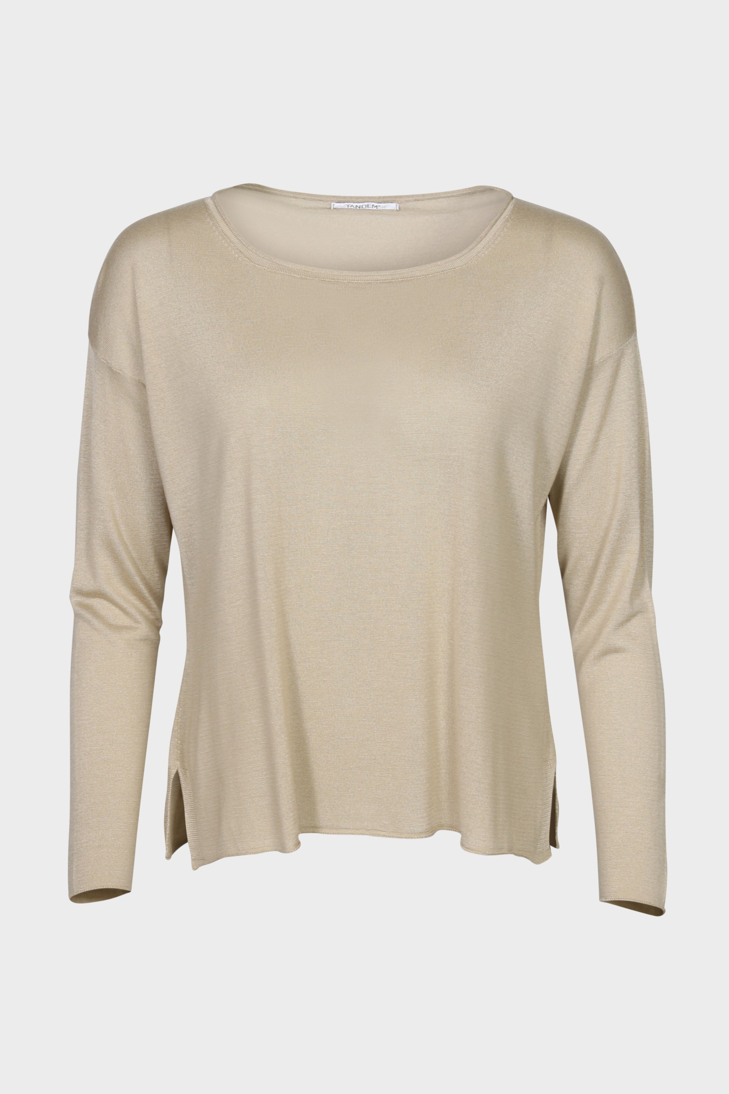 TANDEM Summer Knit Pullover in Beige 4 / L