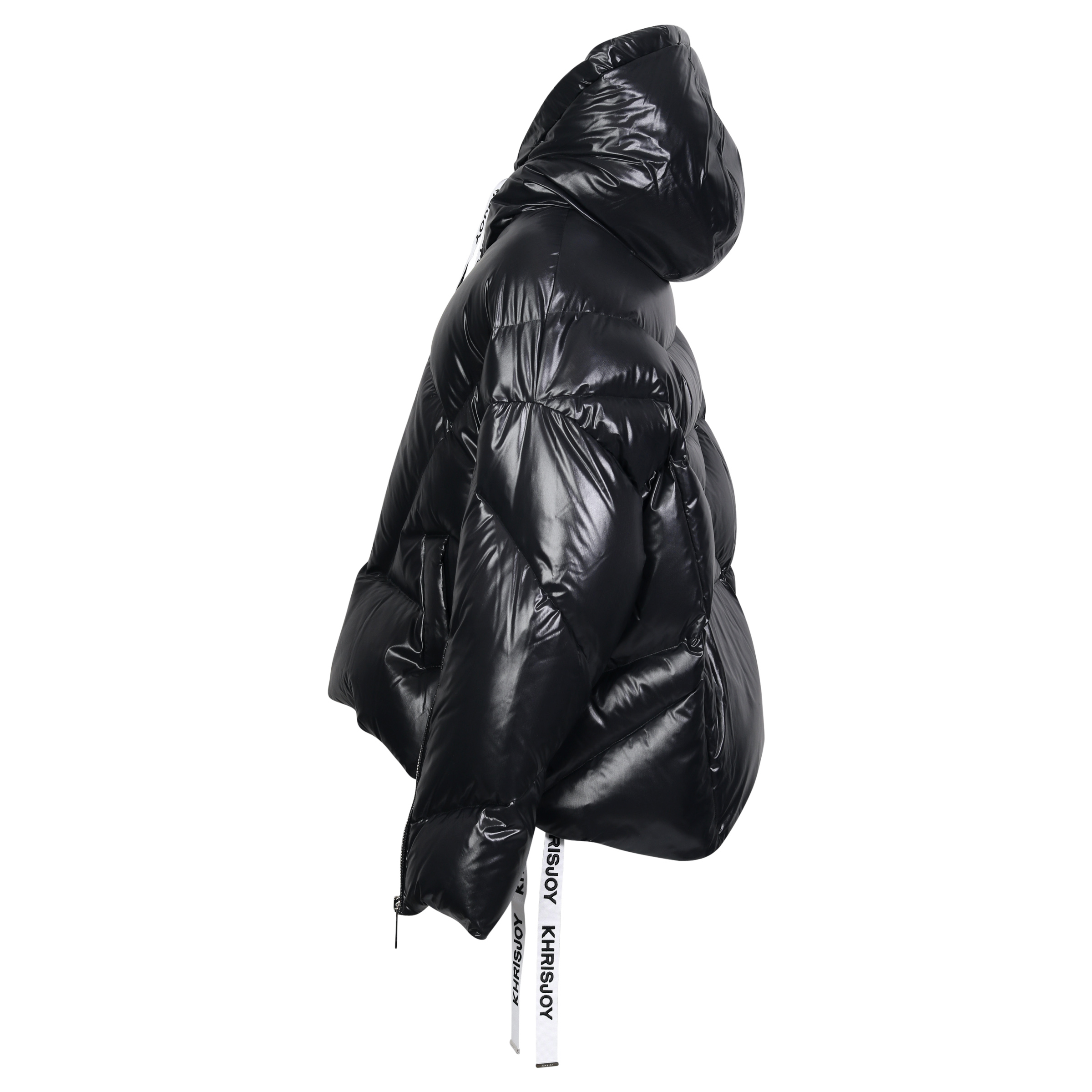 Khrisjoy Iconic Puffer Jacket in Shiny Black