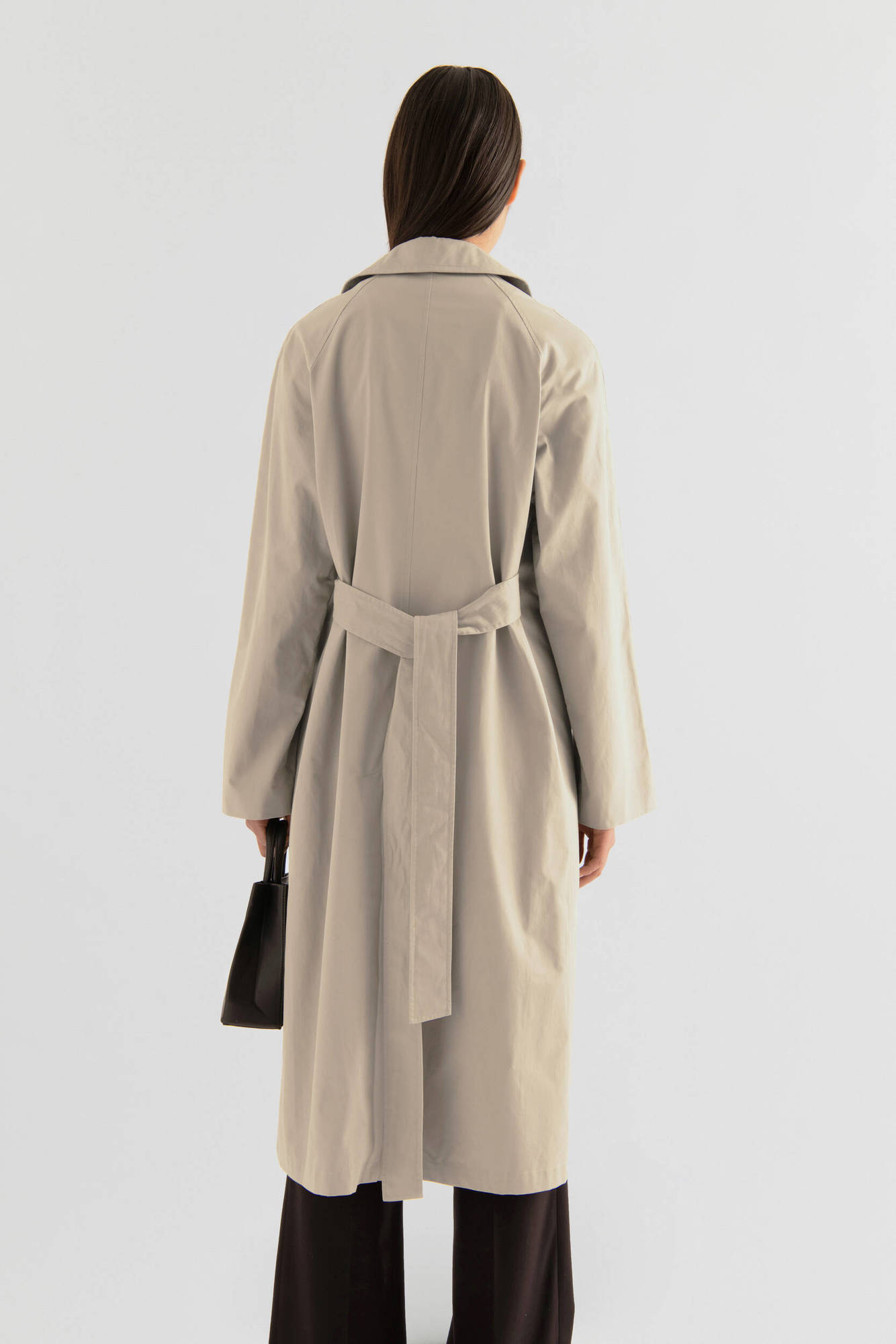AXEL ARIGATO Globe Summer Coat in Dark Beige L