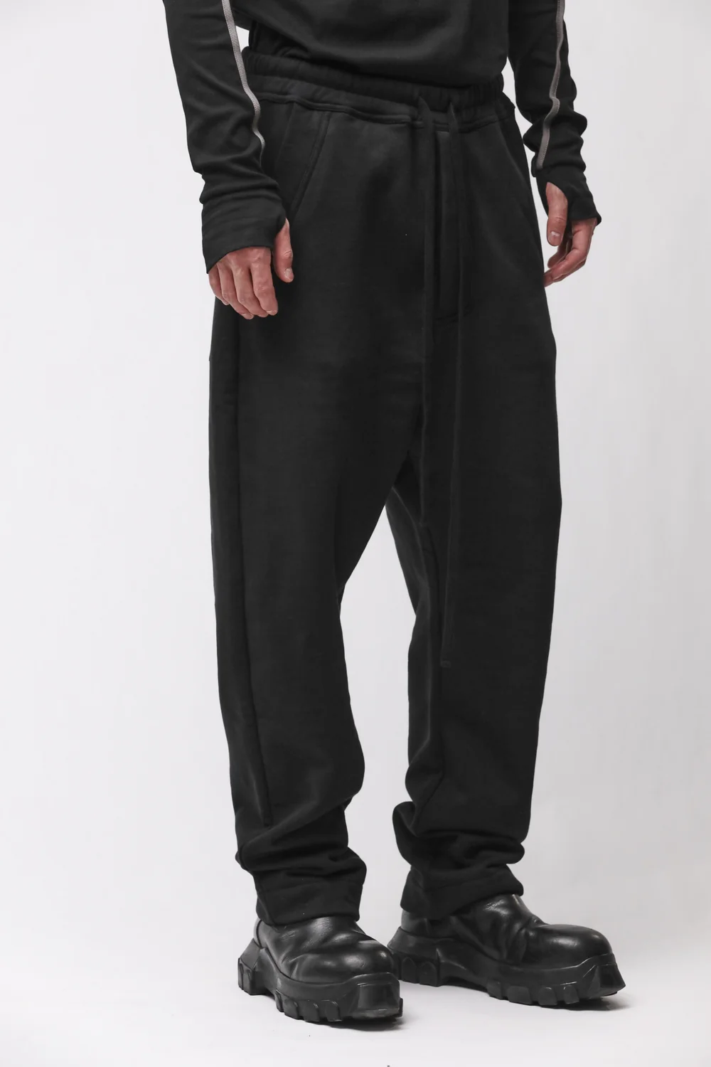 THOM KROM Soft Cotton Sweatpant in Black