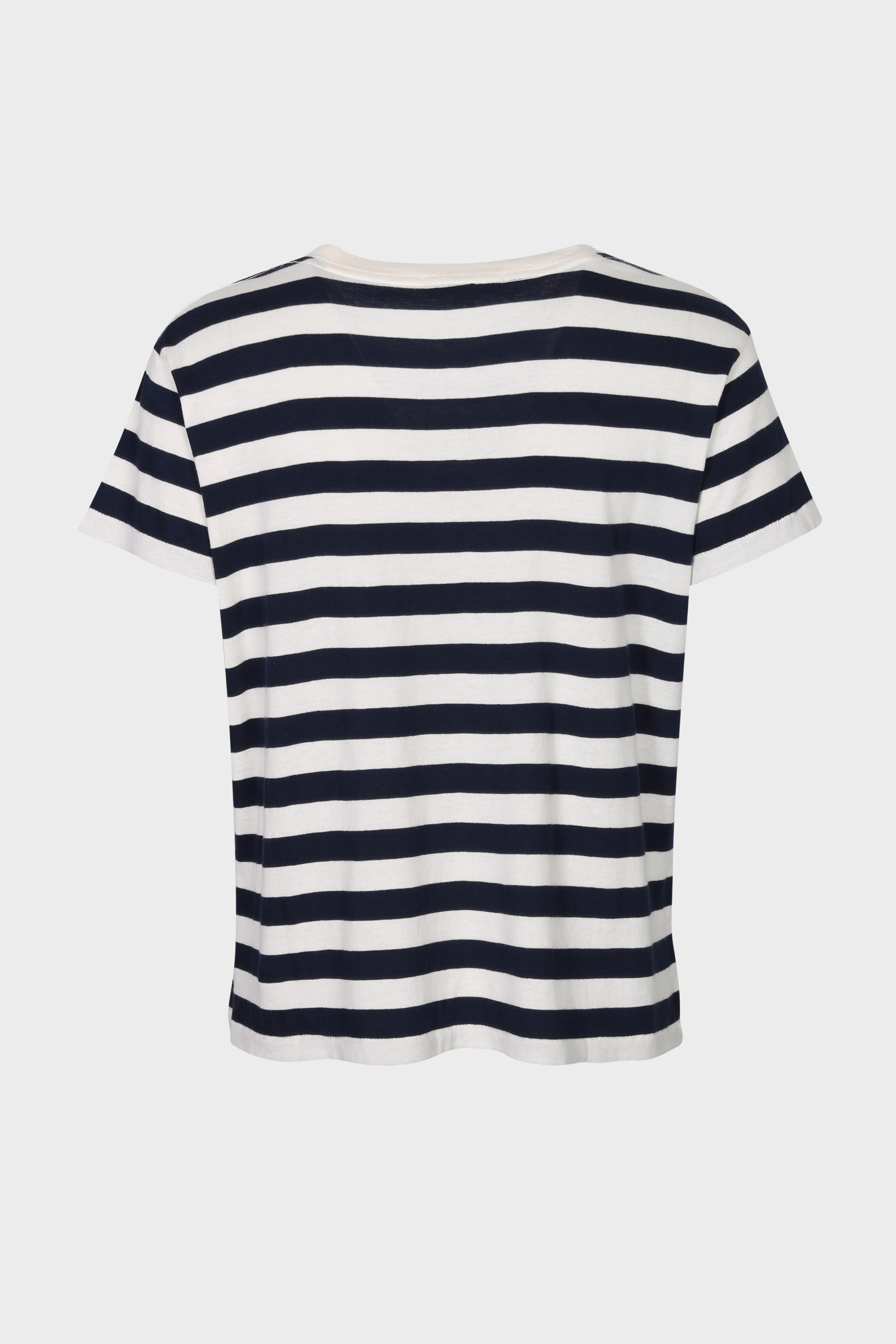 NILI LOTAN Brady T-Shirt in Dark Navy Stripe M