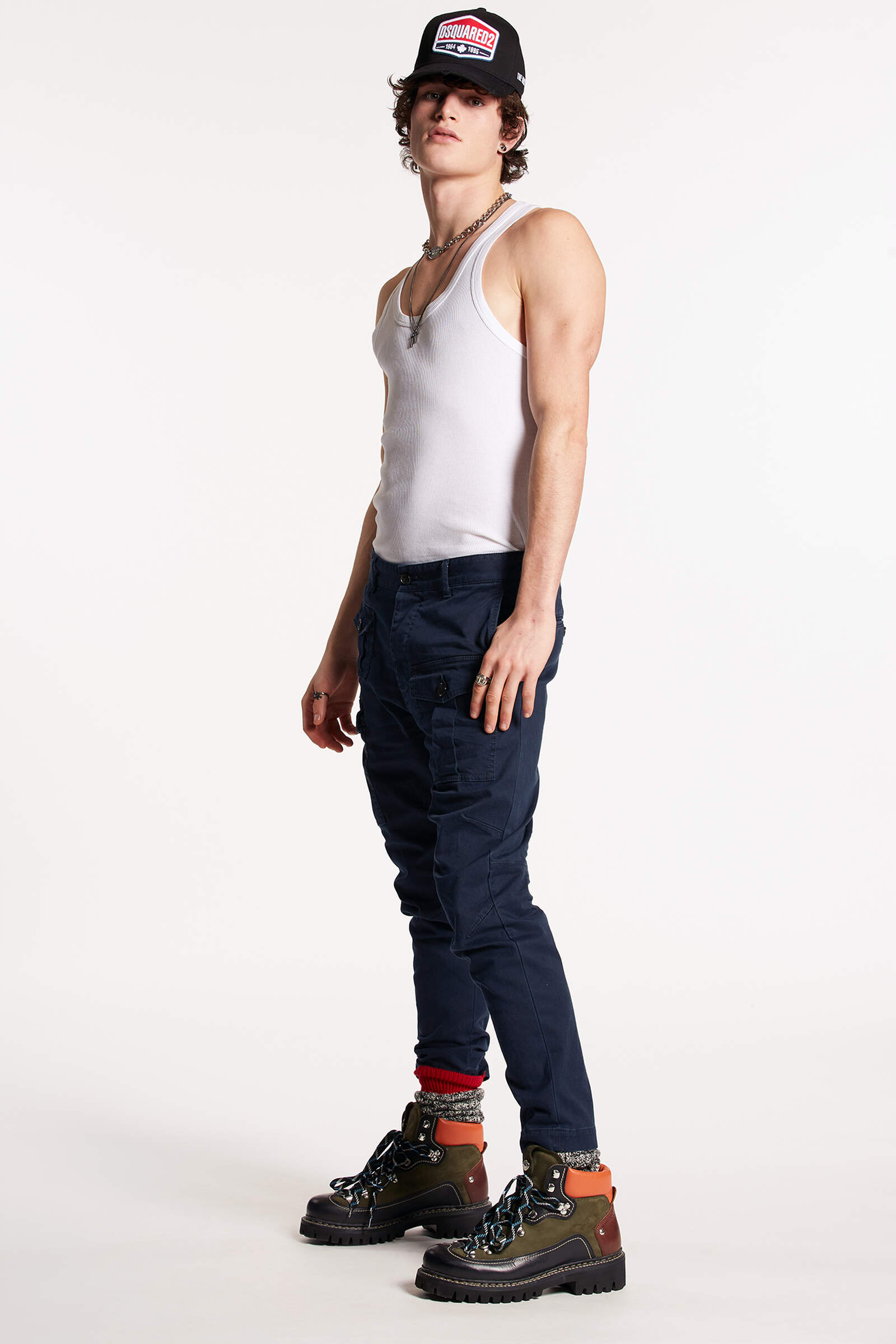 DSQUARED2 Sexy Cargo Pant in Navy 52