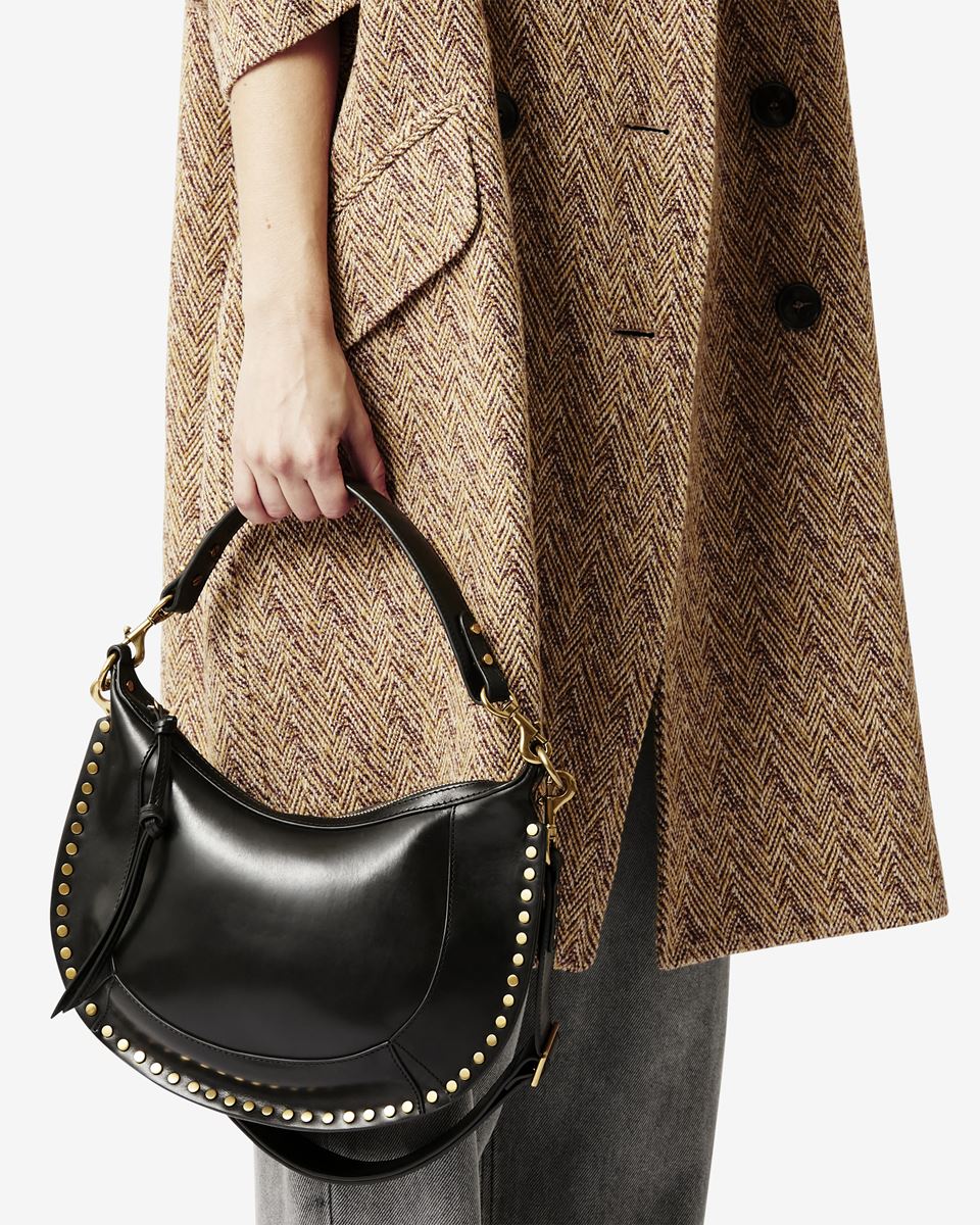 Isabel Marant Naoko Shoulder Bag in Black With Studs