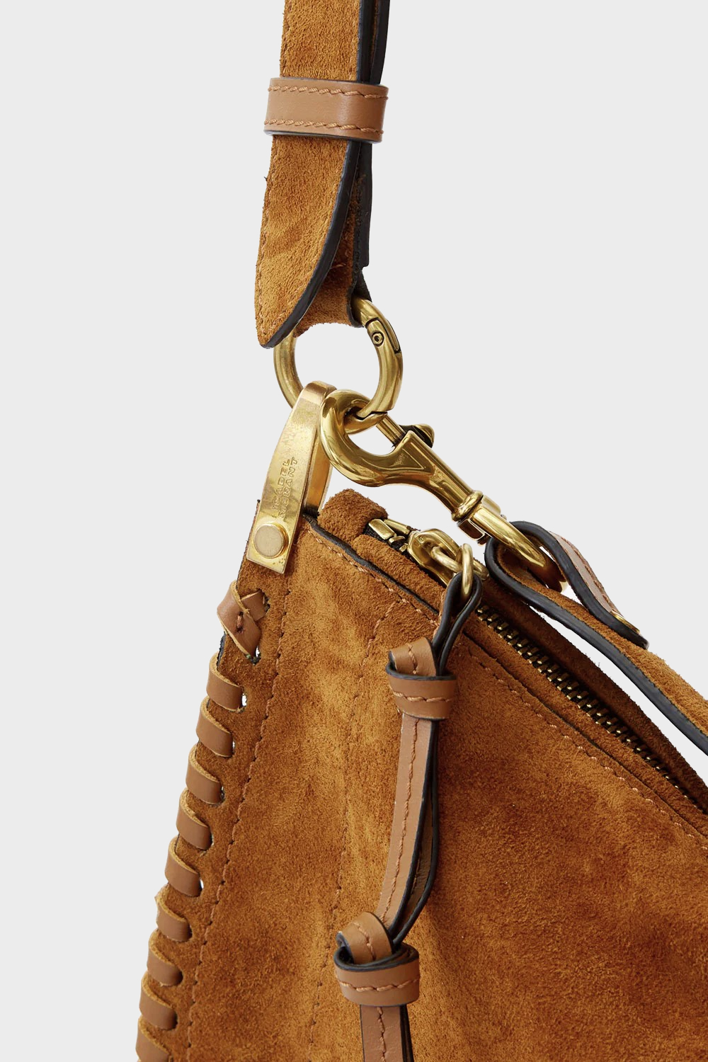 ISABEL MARANT Oskan Soft Bag in Cognac