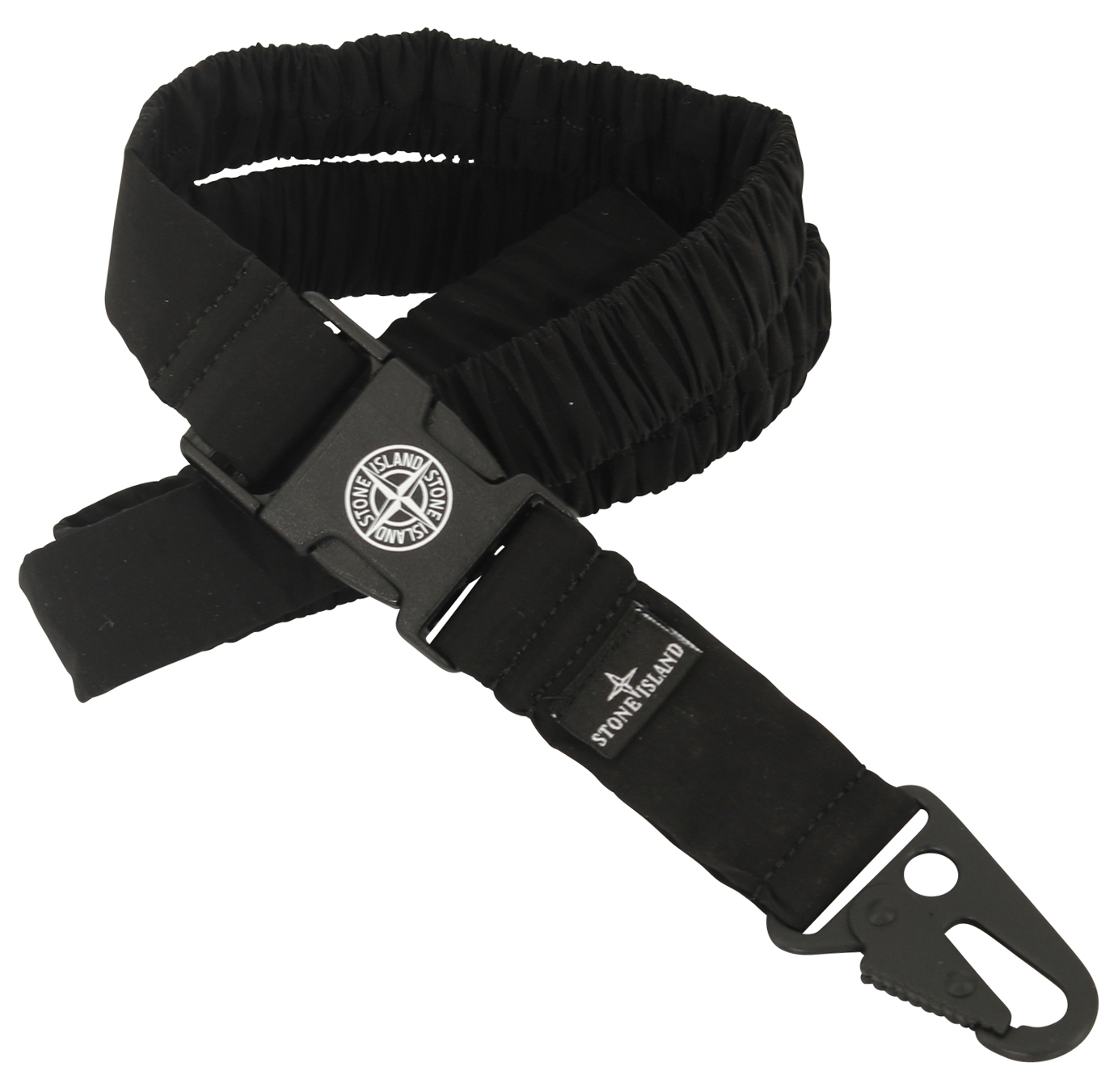 Stone Island Keyring Long Black