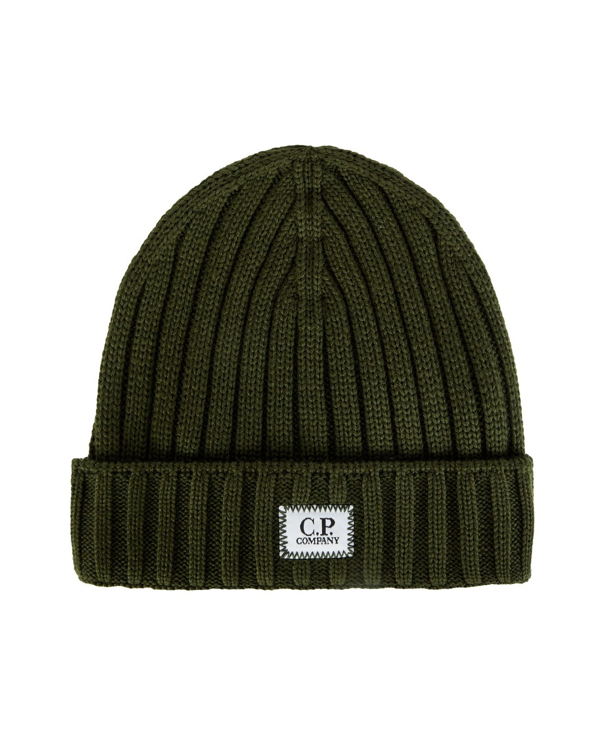 C.P. COMPANY Knit Cap in Dark Olive