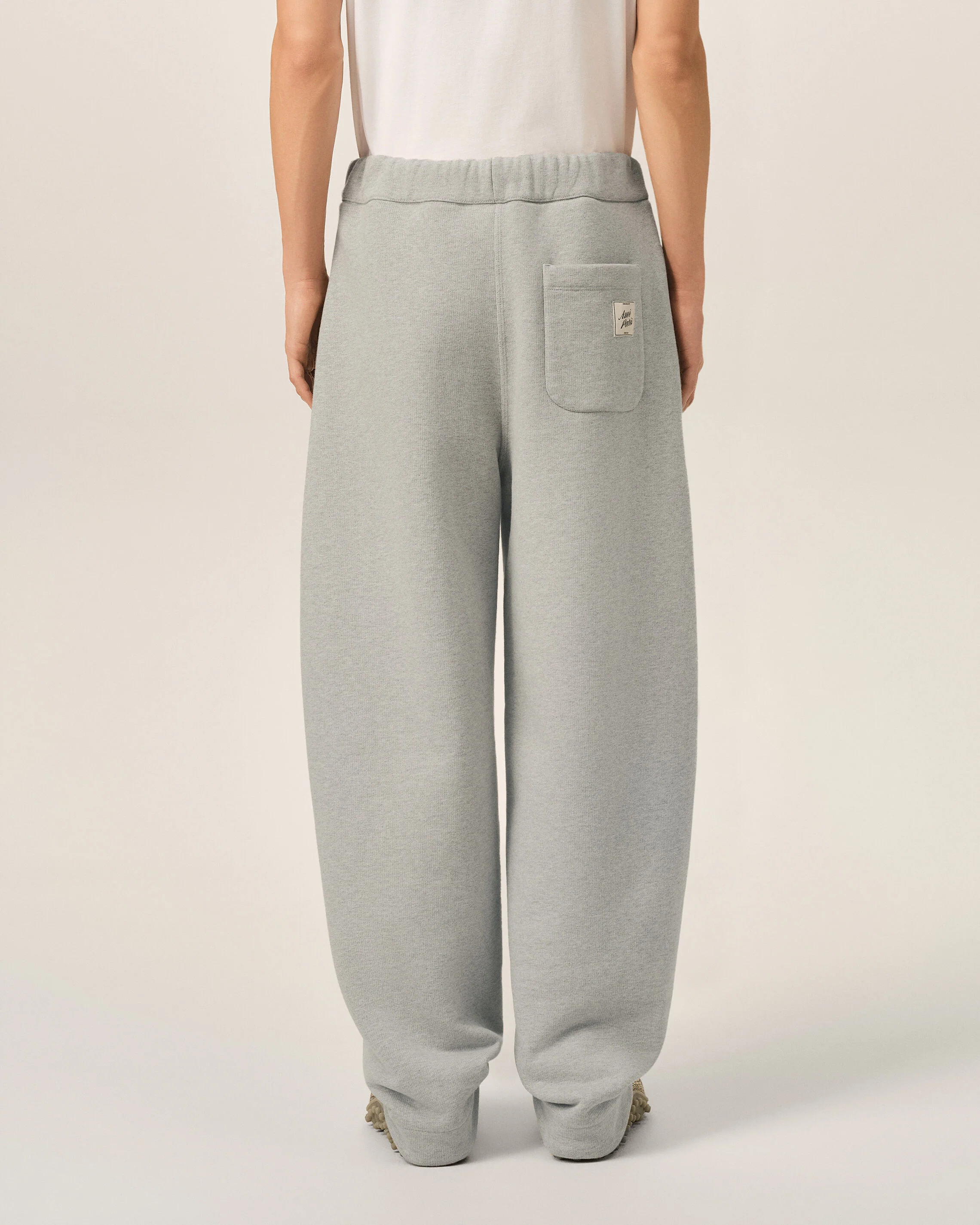 AMI PARIS Jogging Pant in Heather Ash Grey XXL