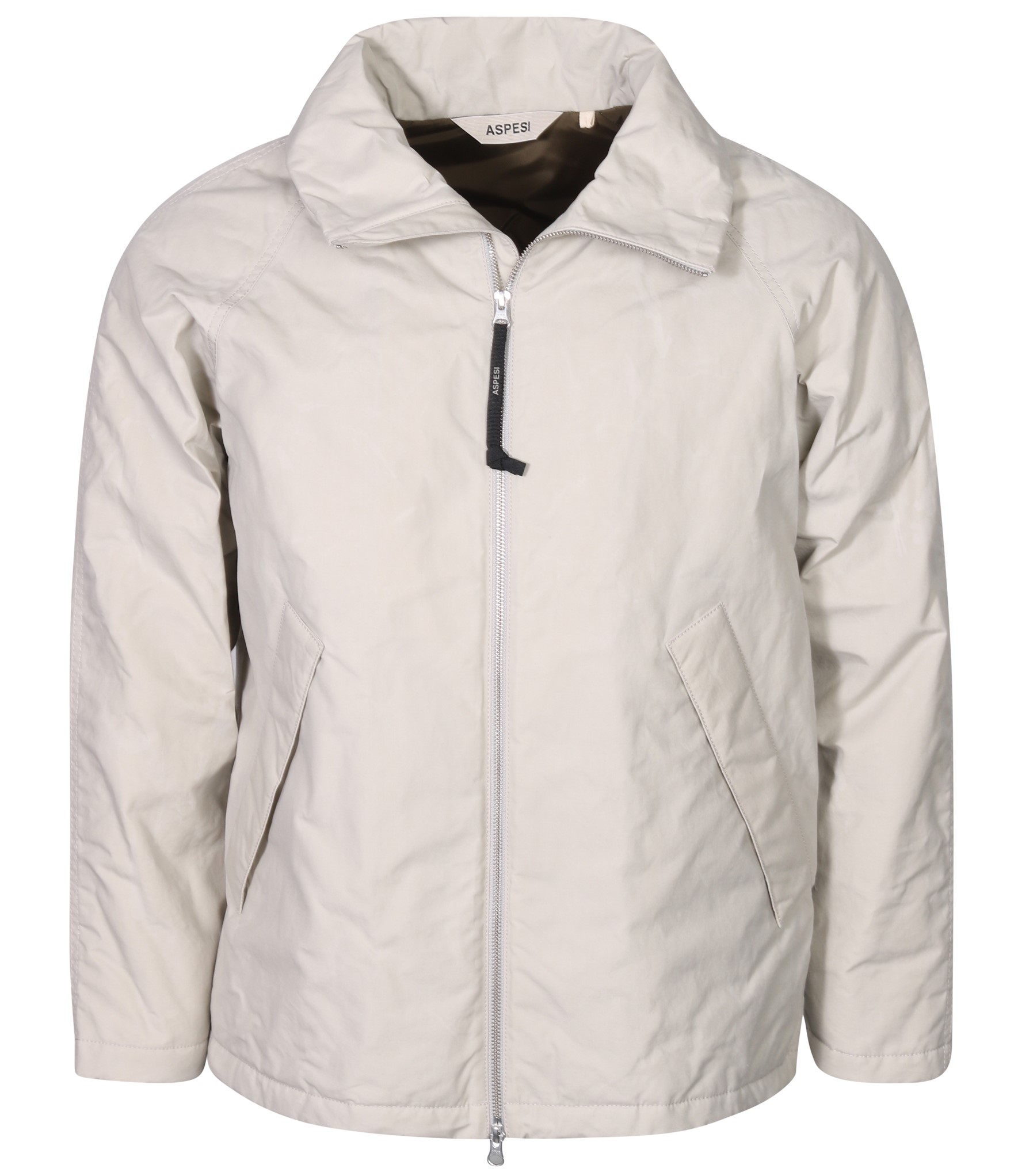 ASPESI Soft Padded Cotton Jacket in Beige