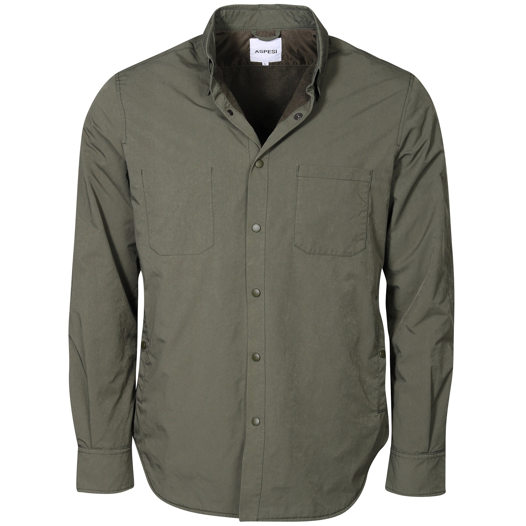 ASPESI Overshirt Alvaro in Olive