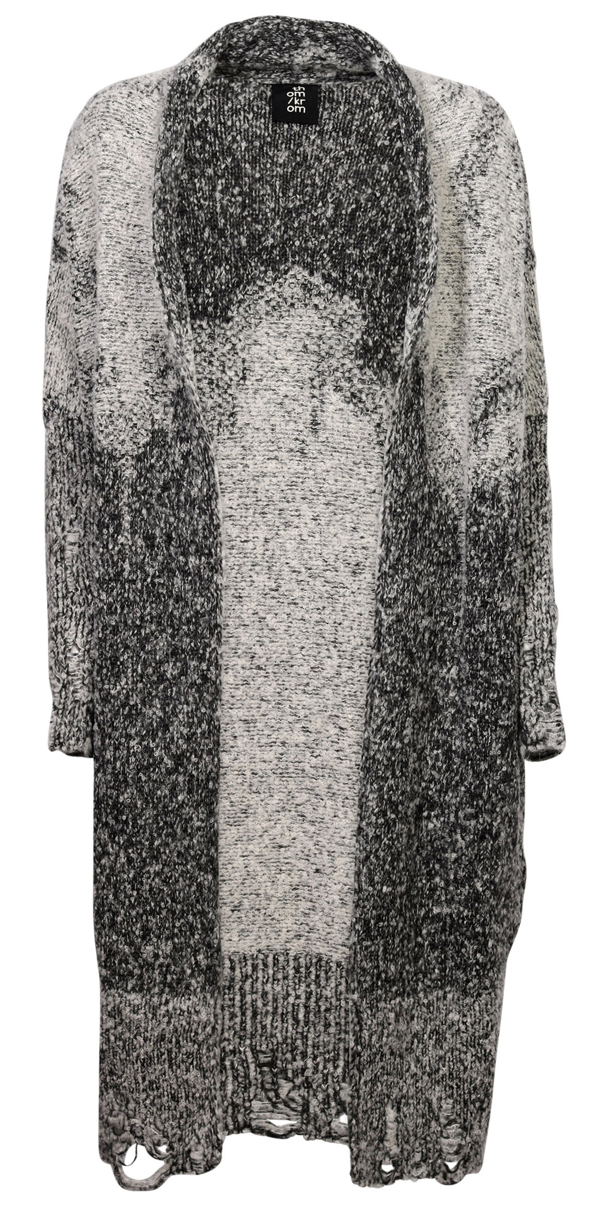 Thom Krom Knit Cardigan Grey Shades
