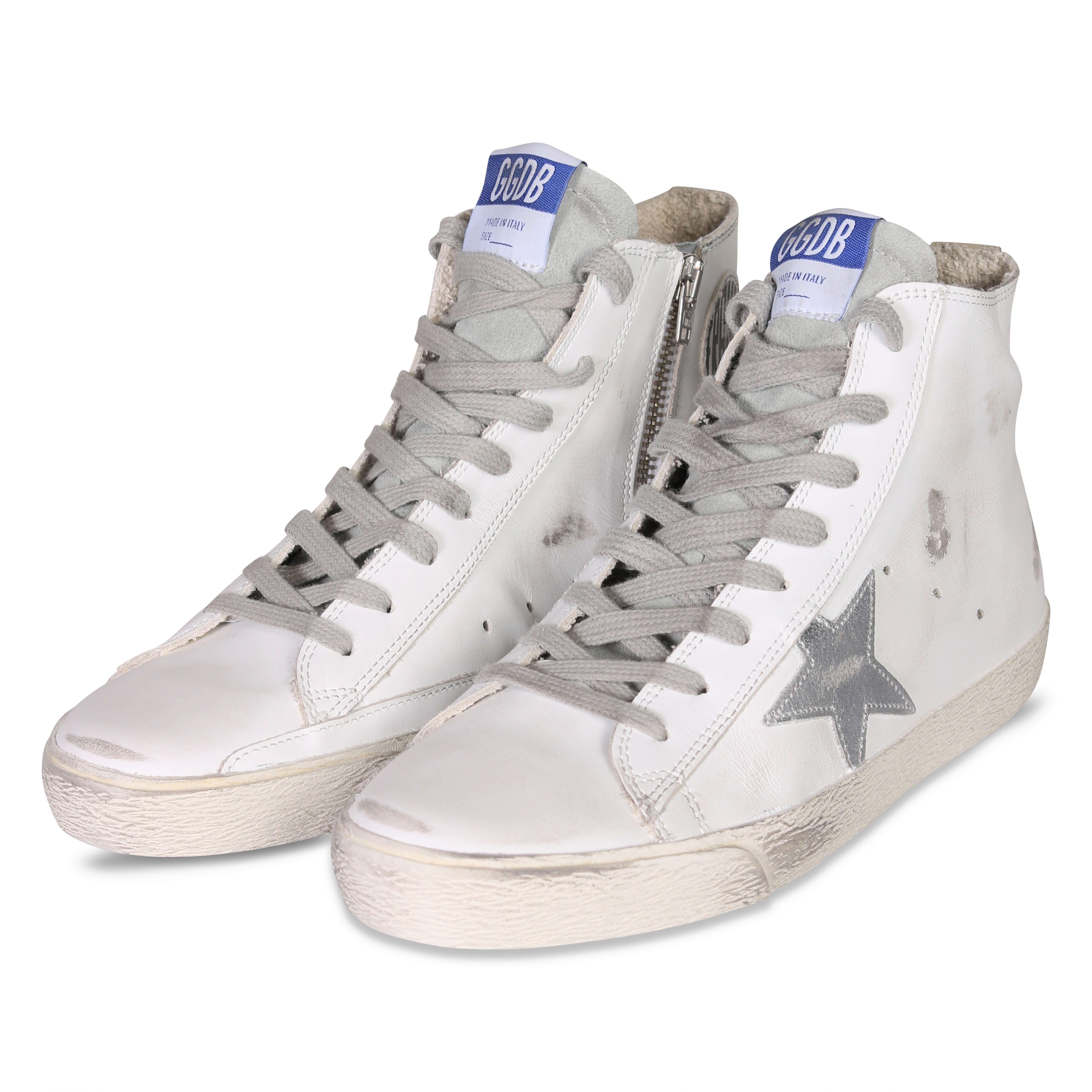 Golden Goose Sneaker Francy White/Silver/Milk