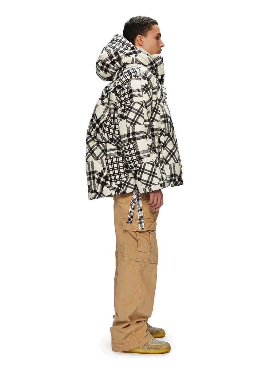 Khrisjoy Puffer Khrisman Multicheck in White Black M / 01