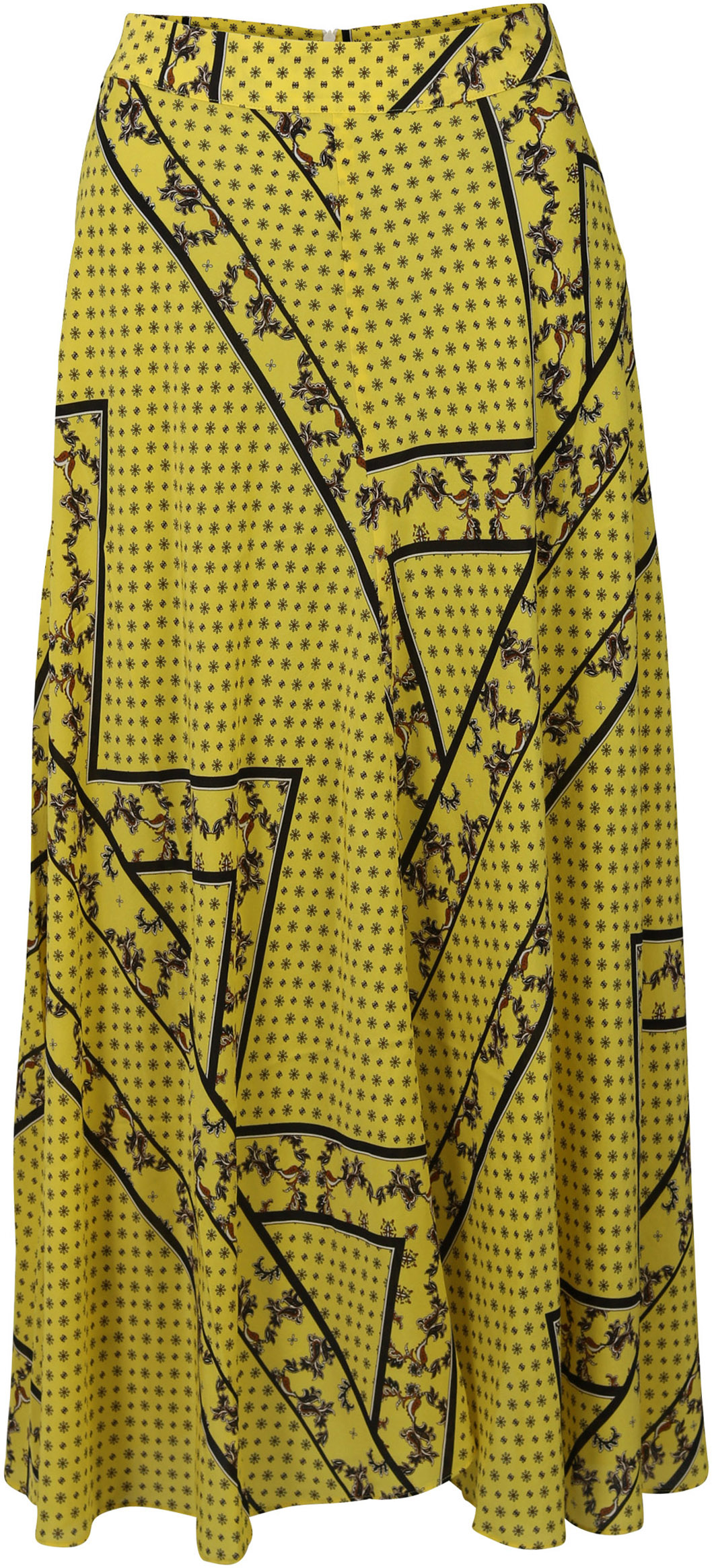 Ganni Skirt Yellow Printed