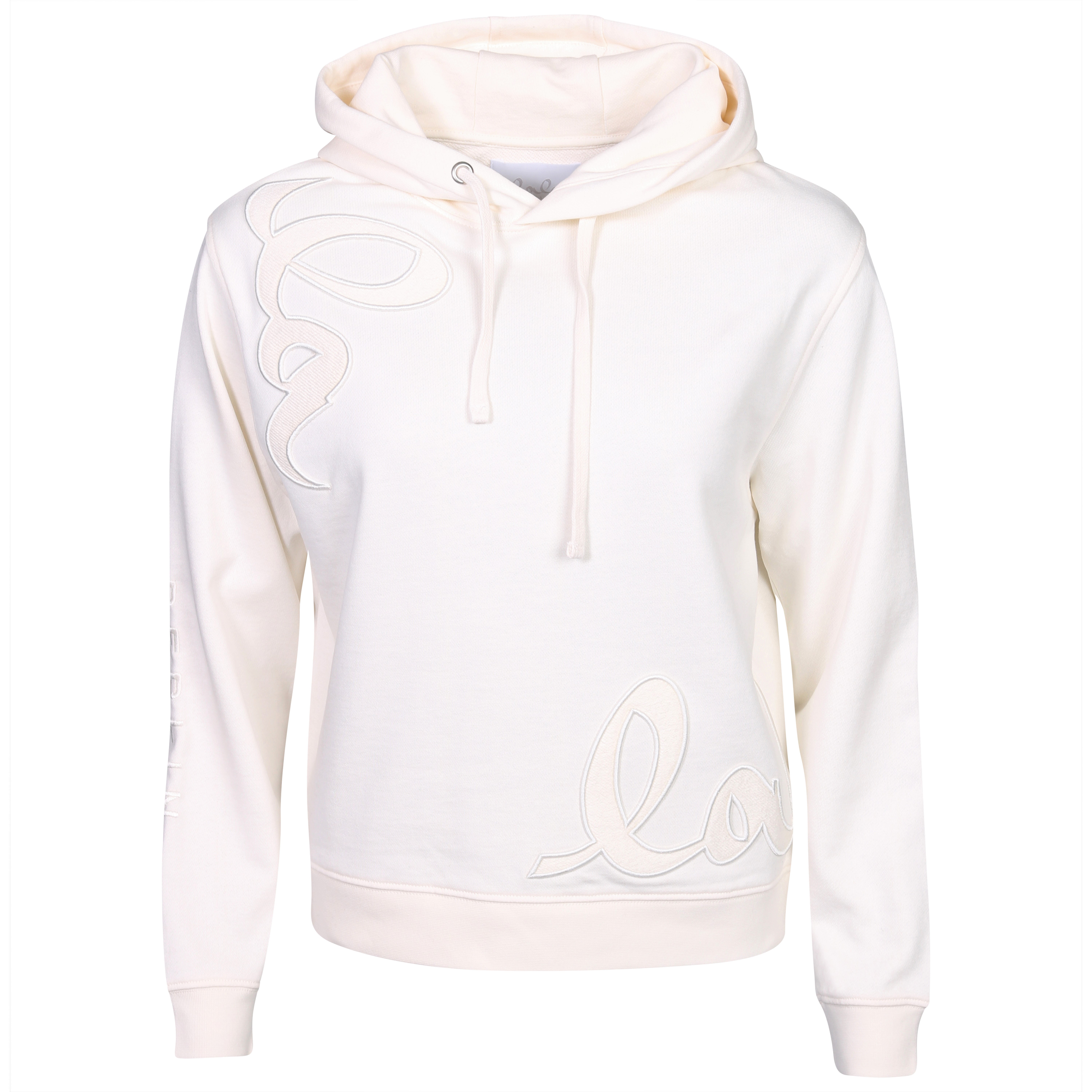 Lala Berlin Iren Sweat Hoodie Whisper White