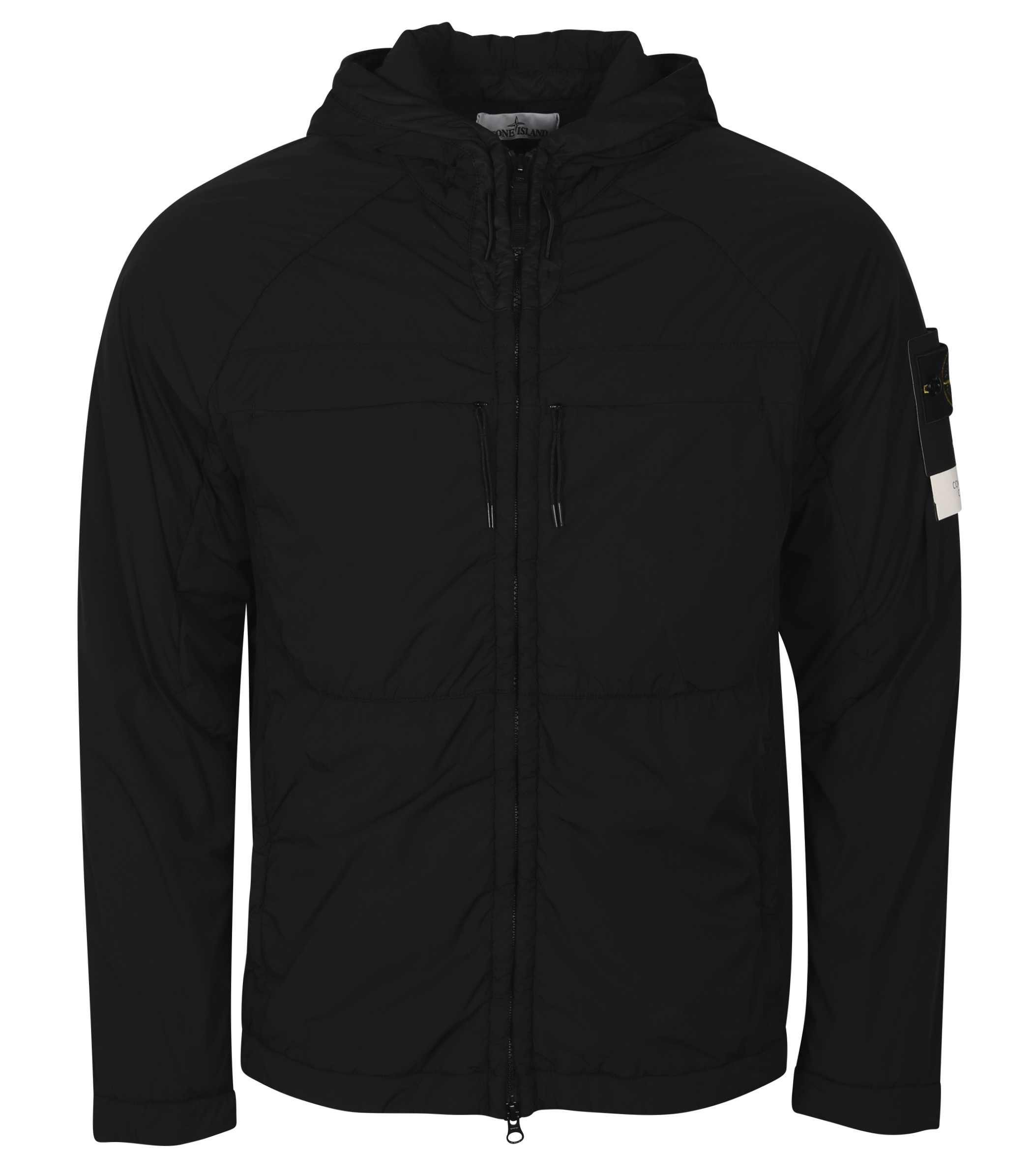 Stone Island Light Hooded Downjacket Black