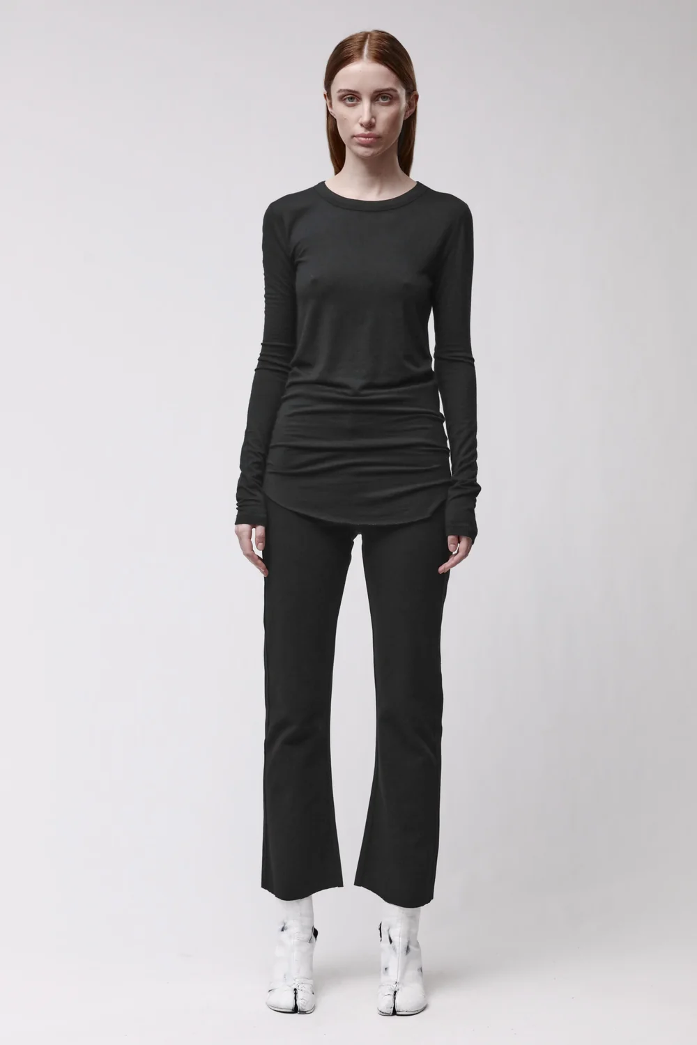 THOM KROM Soft Stretch Longsleeve in Black