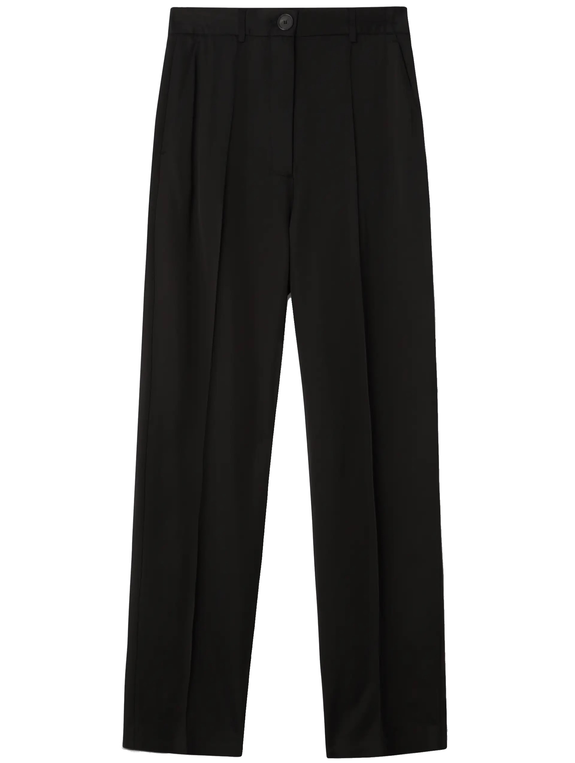 DAGMAR Slim Suit Pant in Shiny Black 38