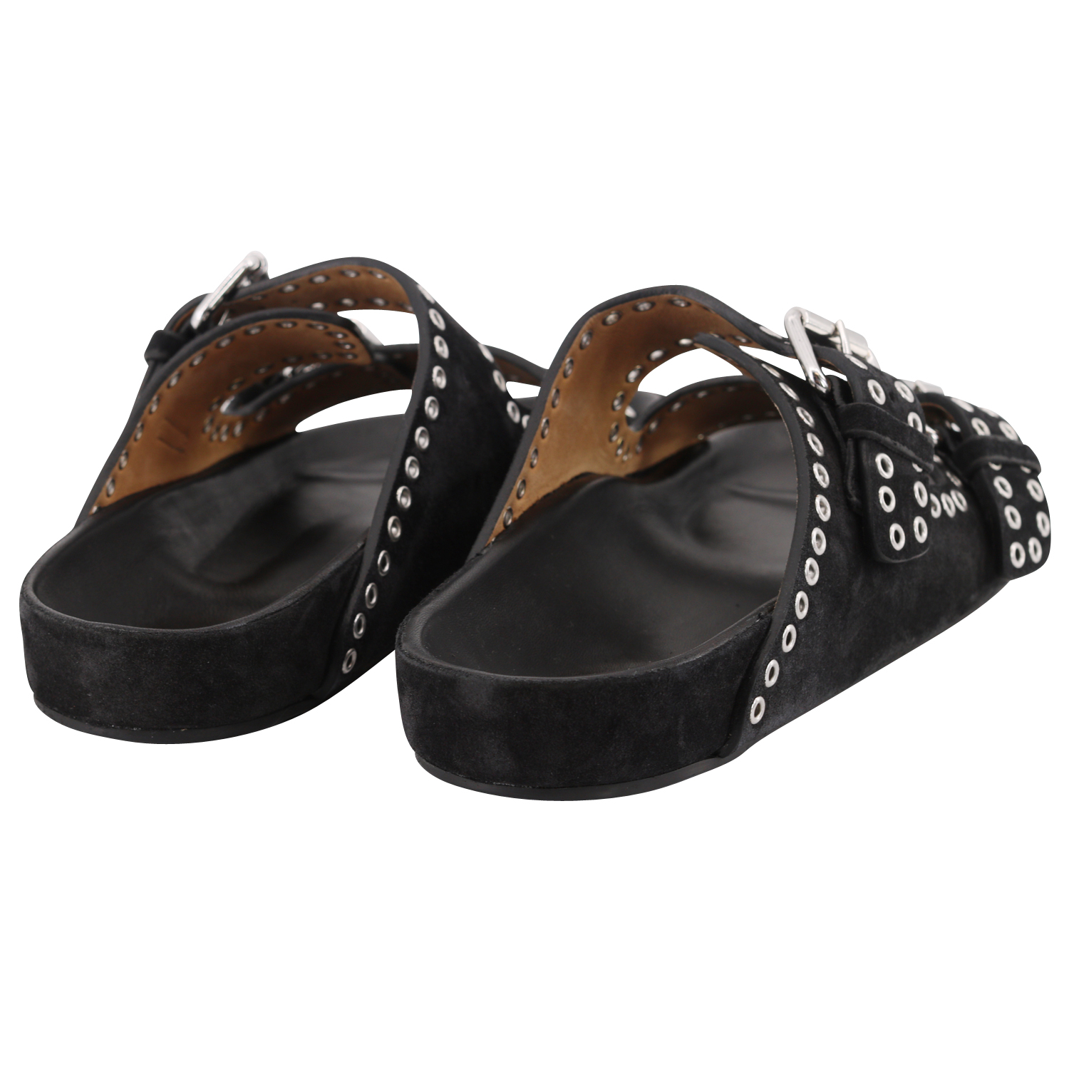 Isabel Marant Sandals Lennyo Faded Black Suede 39