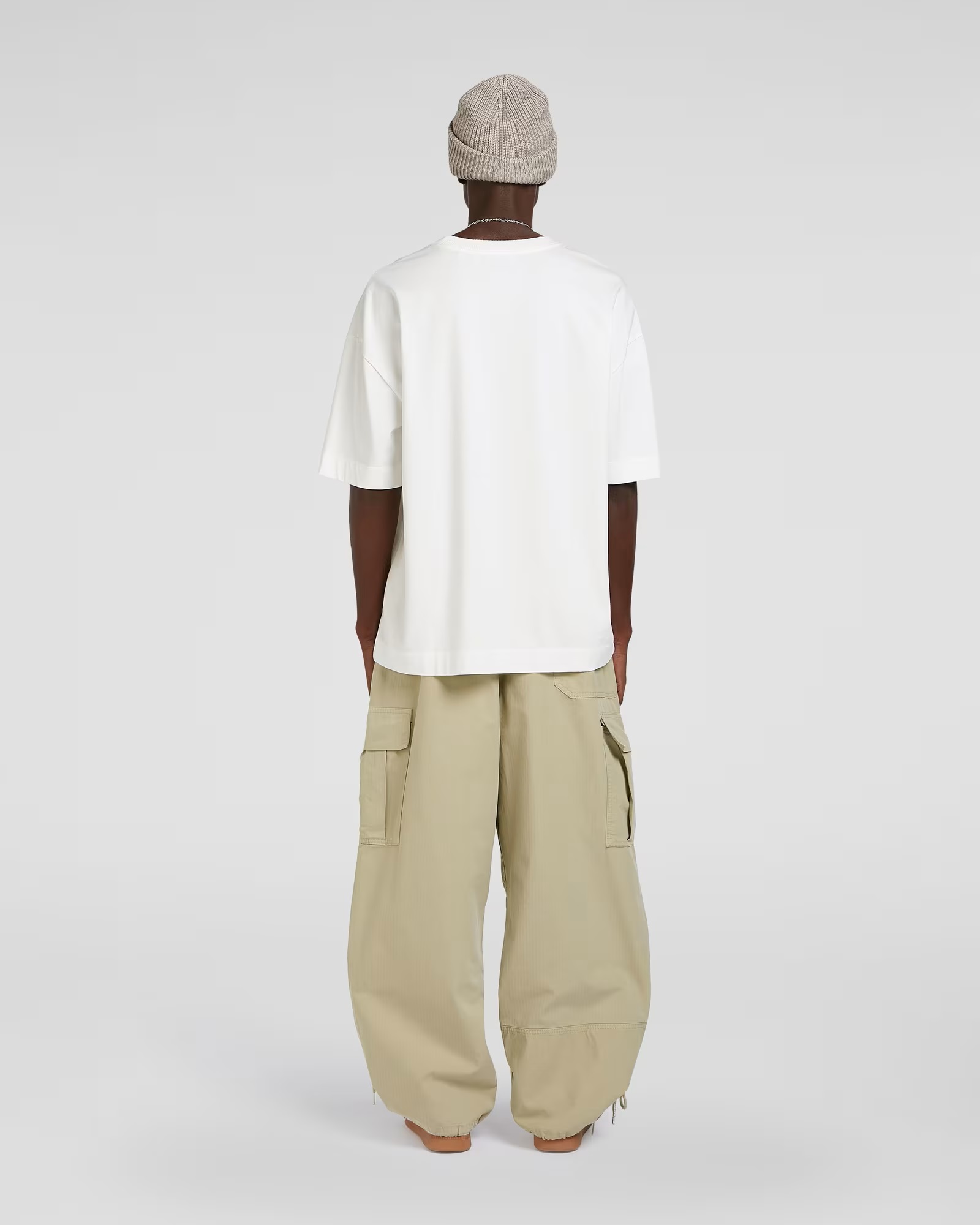 APPLIED ART FORMS 100195 OversizeT-Shirt in Light Ecru